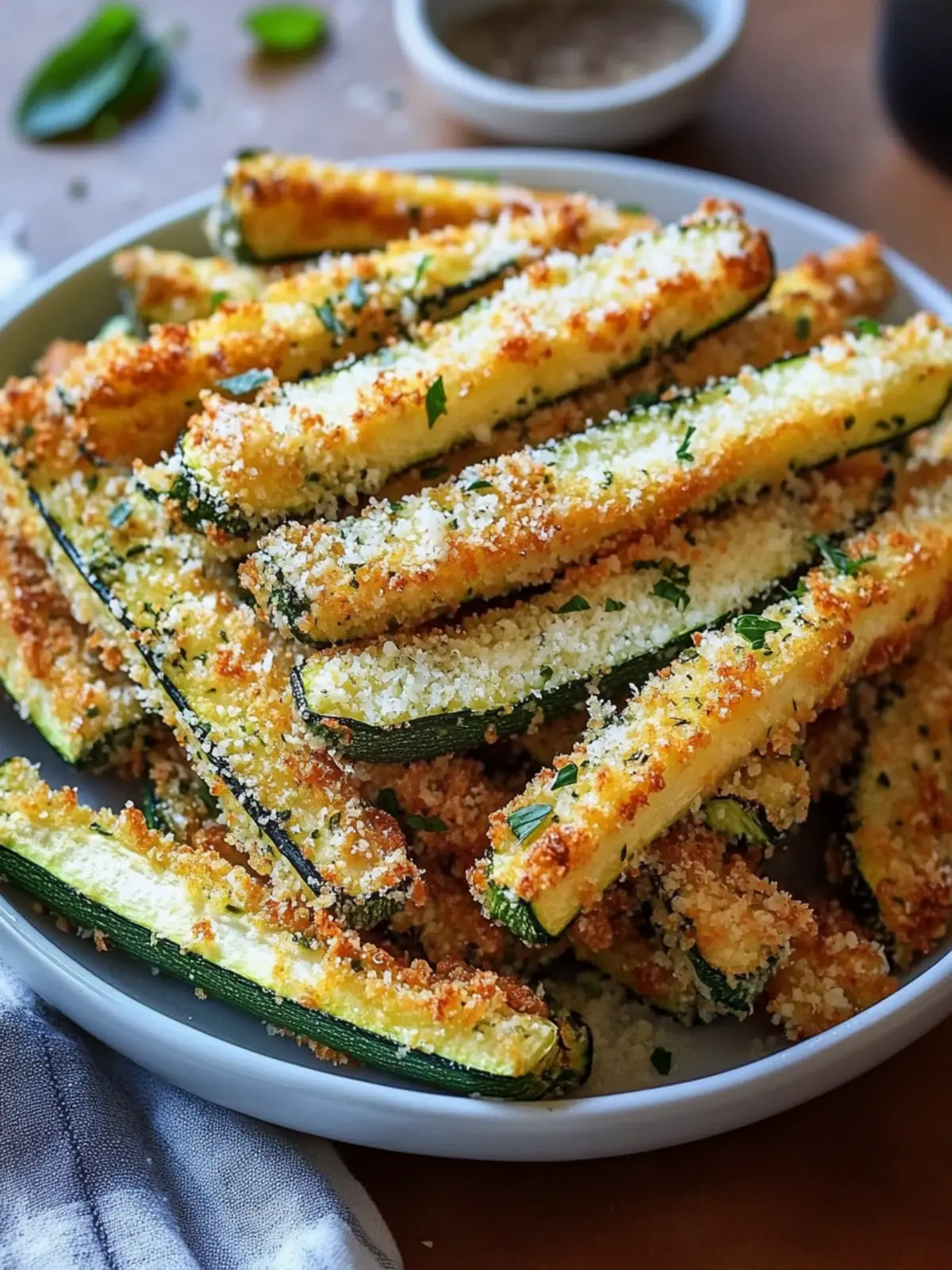 Crispy Parmesan Garlic Zucchini Fries You ll Crave Every Day 4 Crispy Parmesan Garlic Zucchini Fries