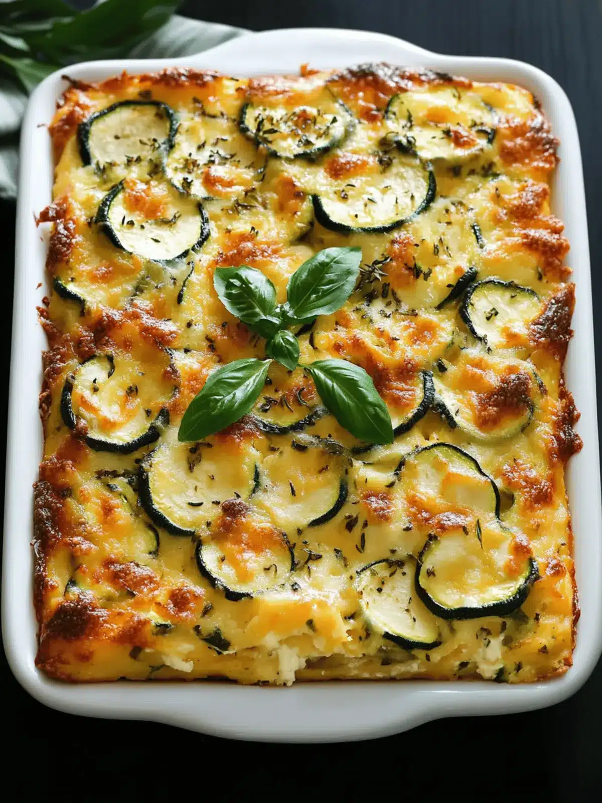 Cheesy Zucchini Bake: Comforting Delight for Everyone 2 Cheesy Zucchini Bake