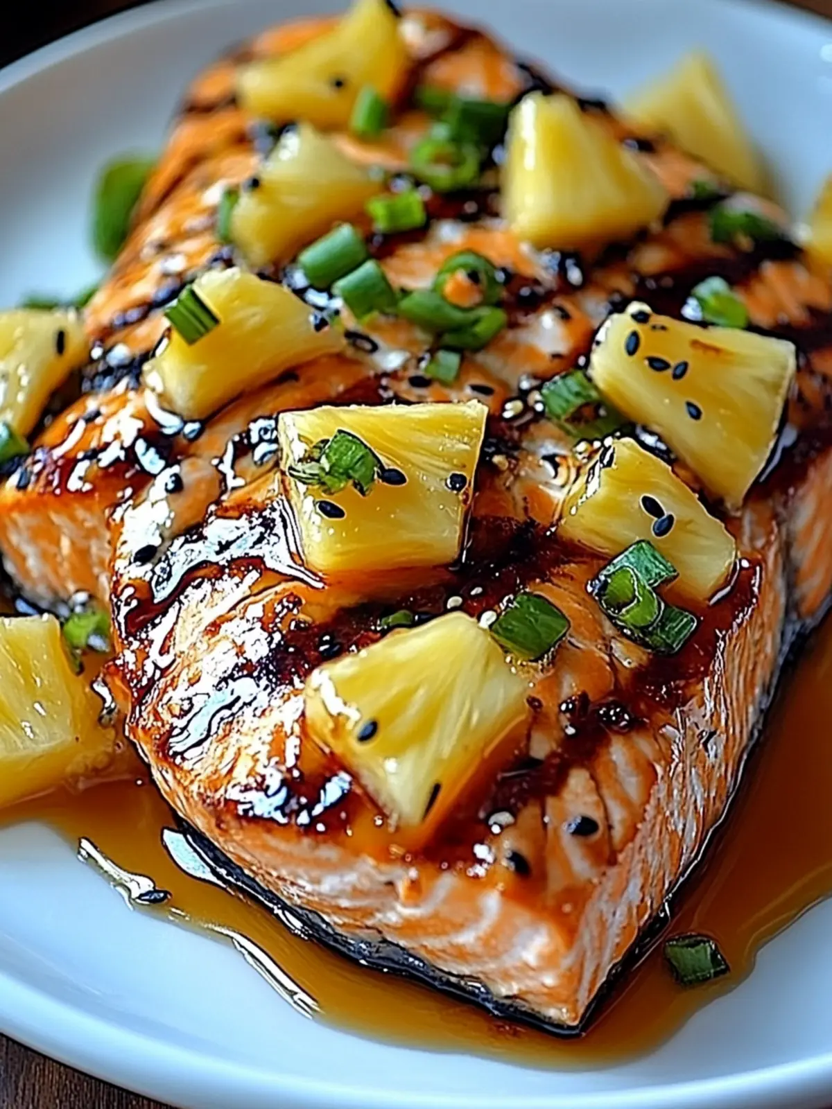 Honey Pineapple Salmon