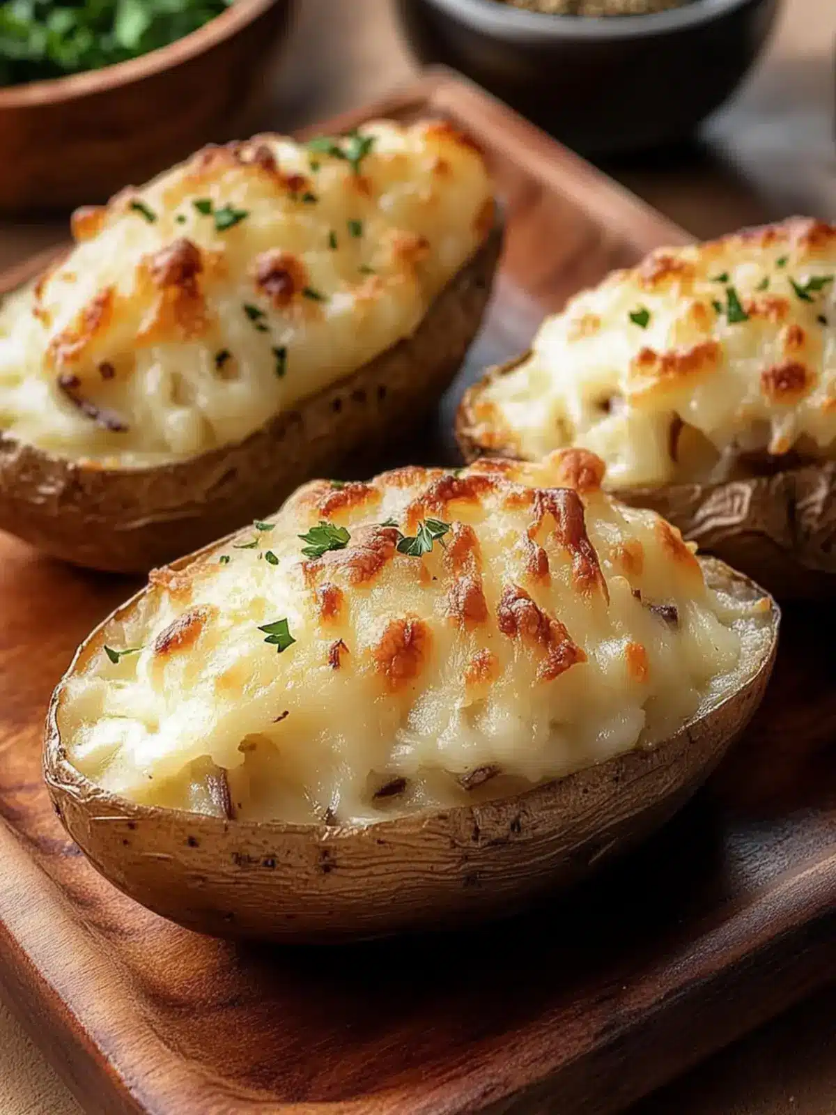 French Onion Stuffed Potatoes