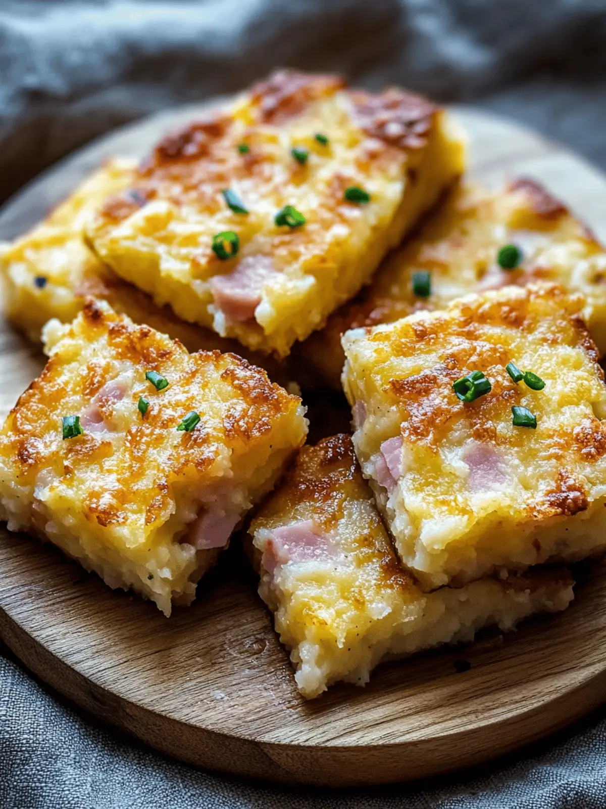 Cheesy Mashed Potato Ham Squares for Cozy Family Meals 2 cheesy mashed potato ham squares