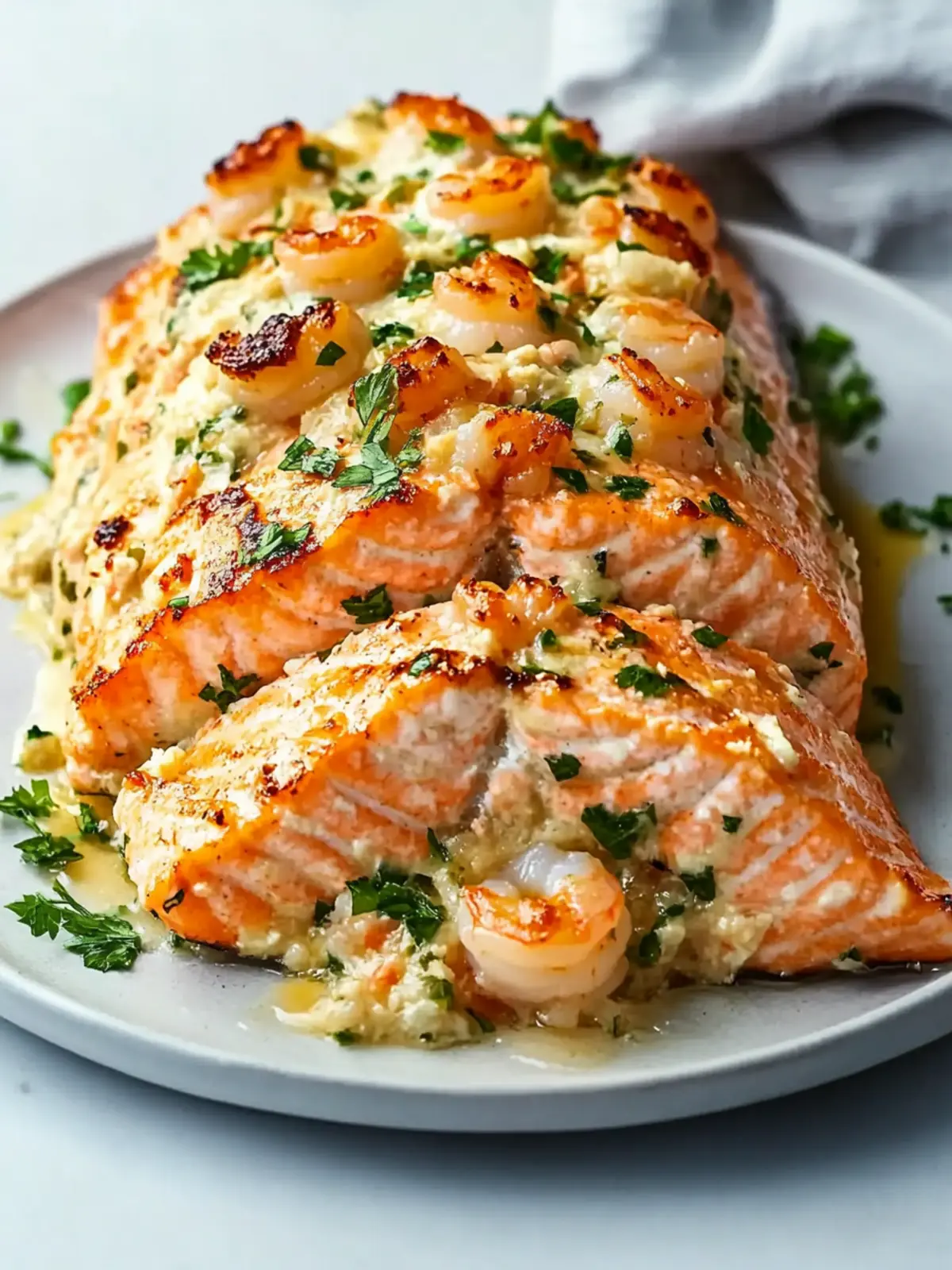 Delicious Shrimp Stuffed Salmon: Elevate Your Dinner Game 4 Shrimp Stuffed Salmon