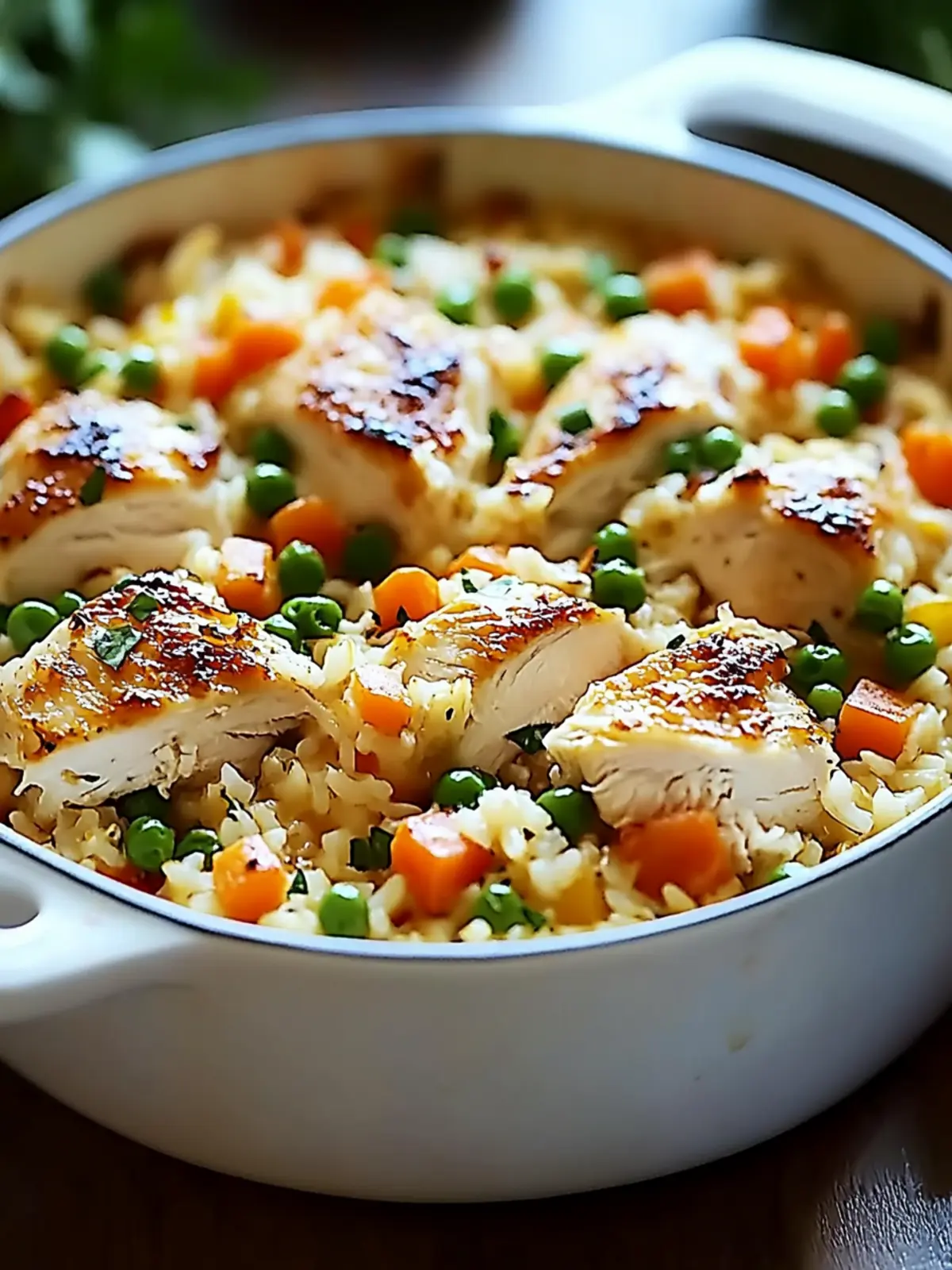 One-Pot Chicken and Rice Casserole for Effortless Comfort Cooking