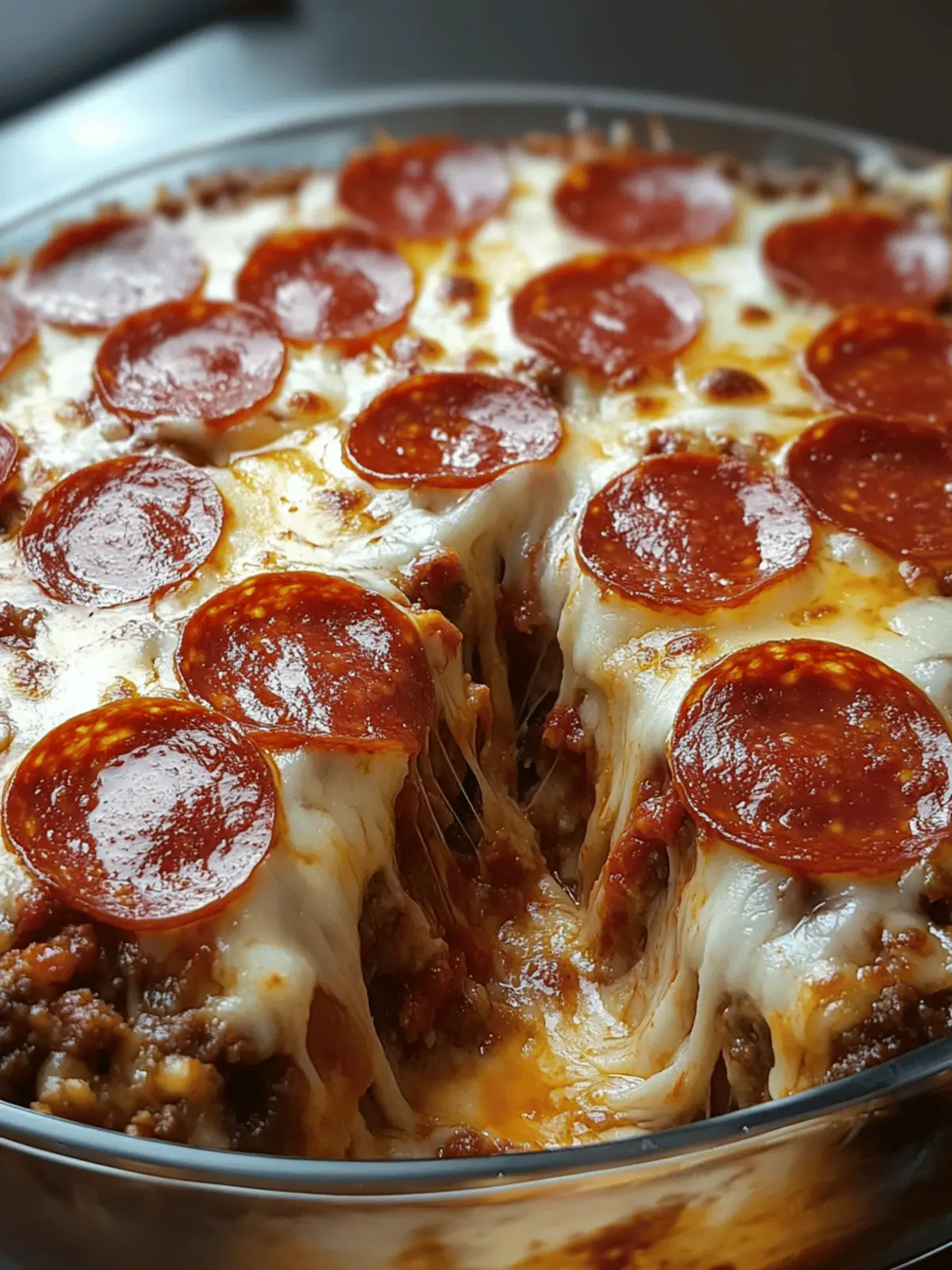 Pepperoni Pizza Casserole: Guilt-Free Comfort in Every Bite 3 Pepperoni Pizza Casserole
