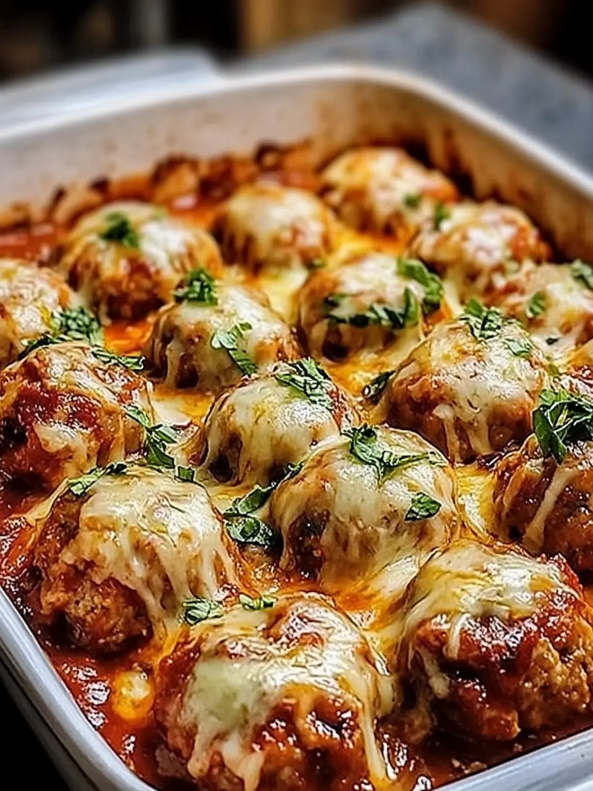 Cheesy Meatball Delight in an Oven Dish That's Pure Comfort 3 Cheesy Meatball Delight in an Oven Dish