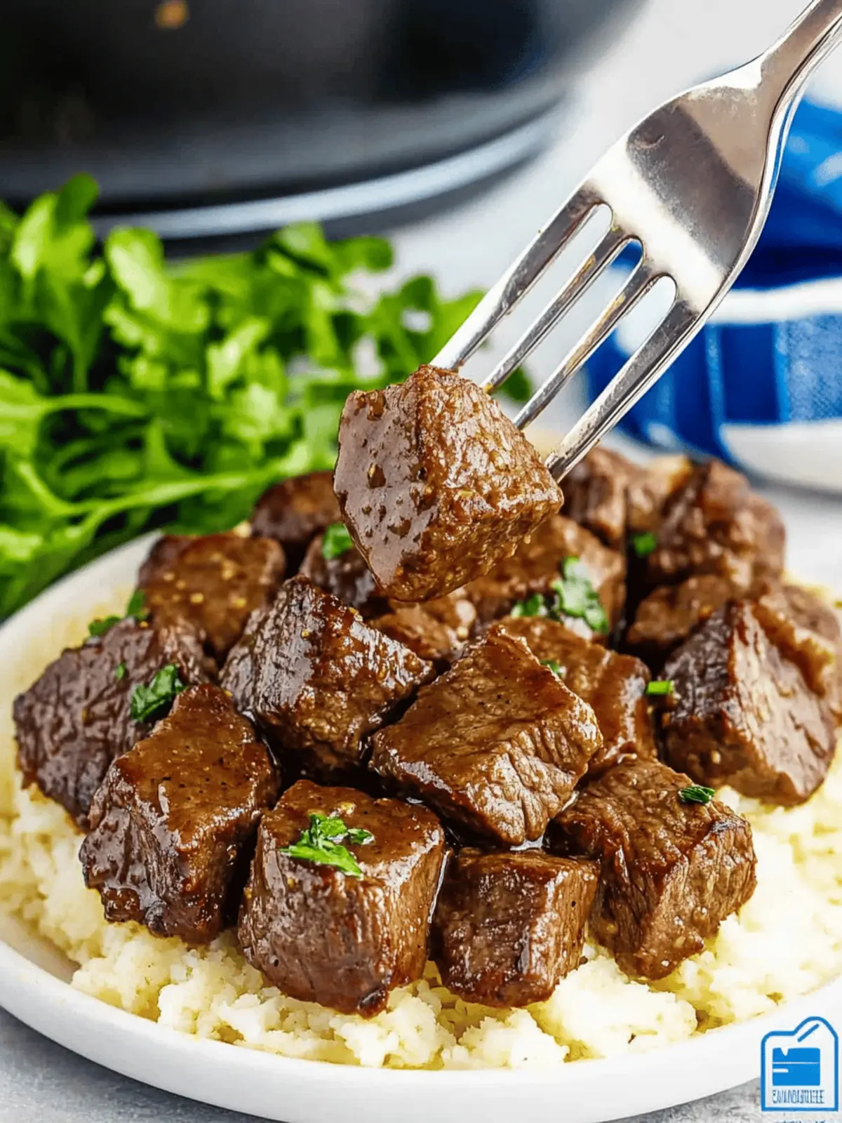 Melt-in-Your-Mouth Slow Cooker Garlic Butter Steak Bites 2 Slow Cooker Garlic Butter Steak Bites