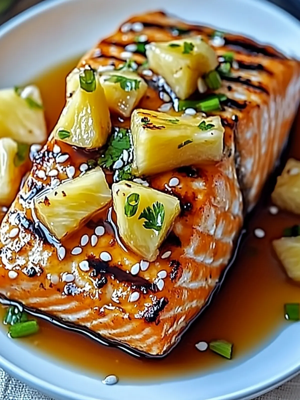Honey Pineapple Salmon: A Sweet Twist on Grilled Perfection