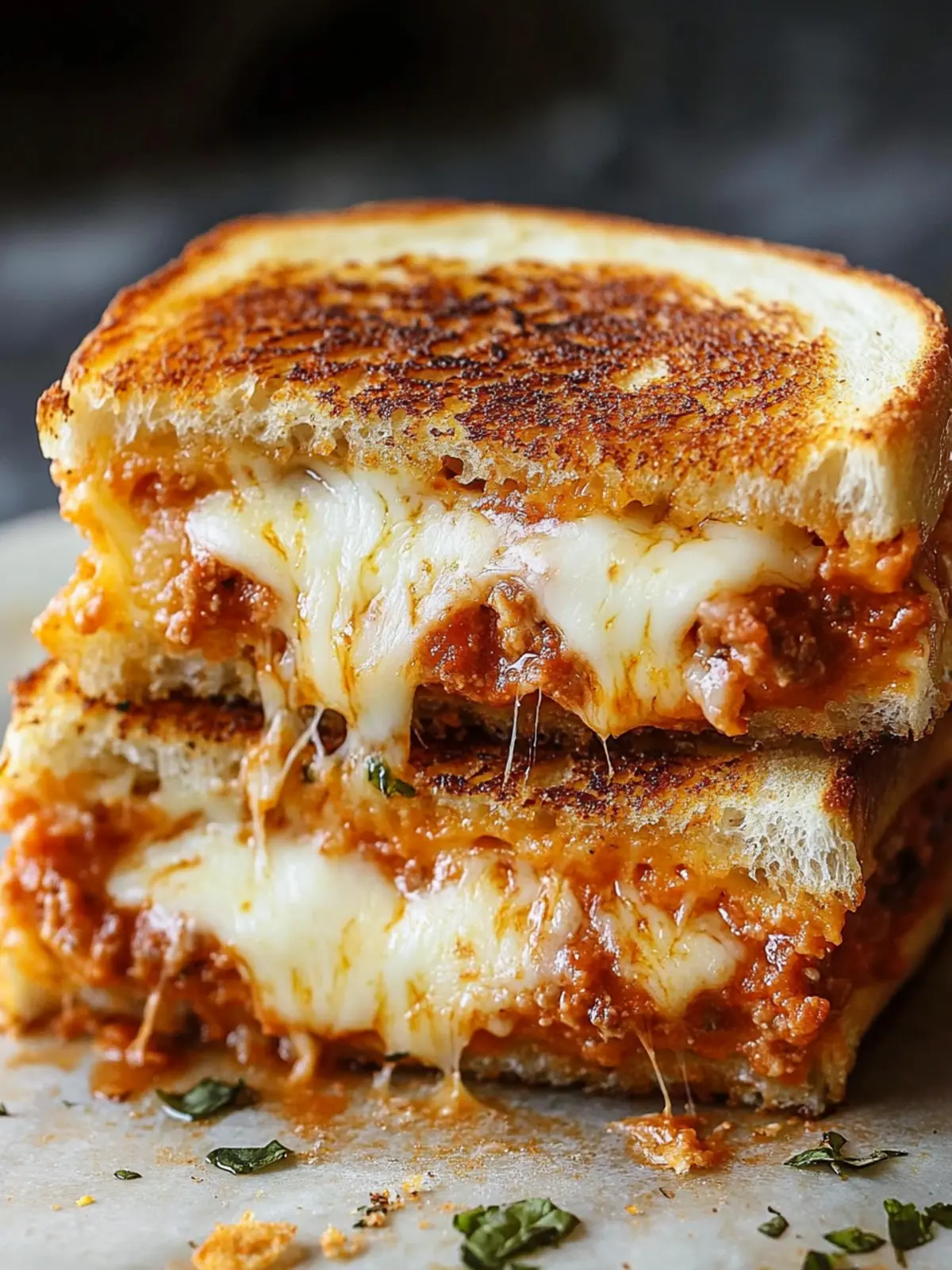 Lasagna Grilled Cheese: A Melty Twist on Comfort Food 2 Lasagna Grilled Cheese