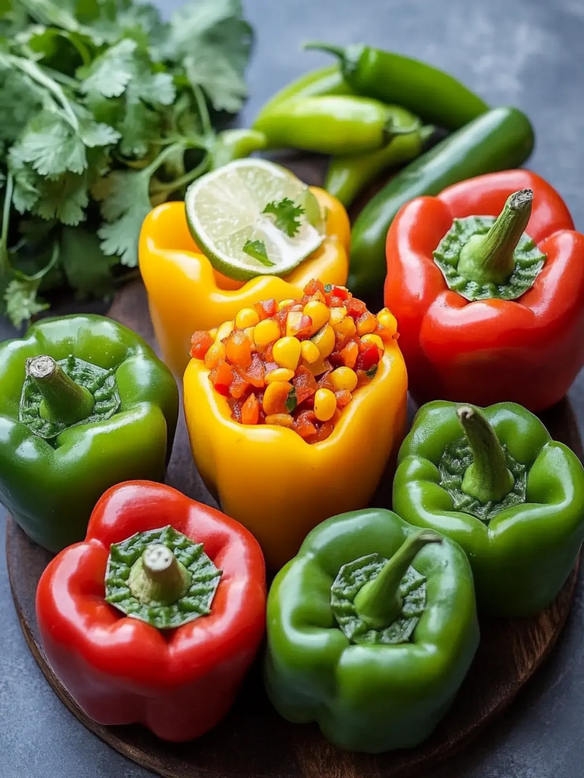 Colorful Taco Bell Peppers Packed with Flavors