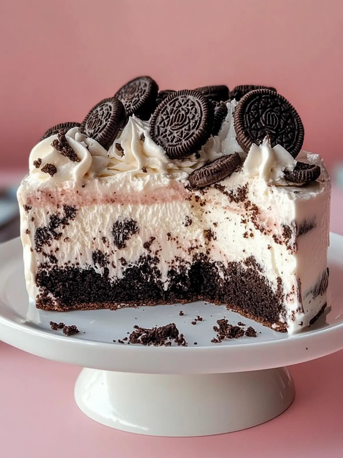 Dairy Queen Copycat Oreo Cookie Ice Cream Cake
