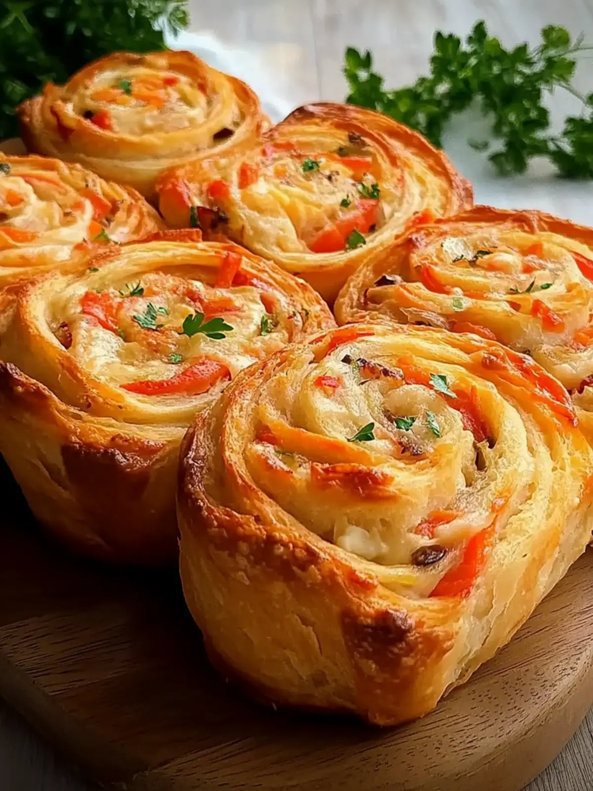 Savory Vegetable and Cheese Bread Swirls to Wow Your Guests 2 Savory Vegetable and Cheese Bread Swirls