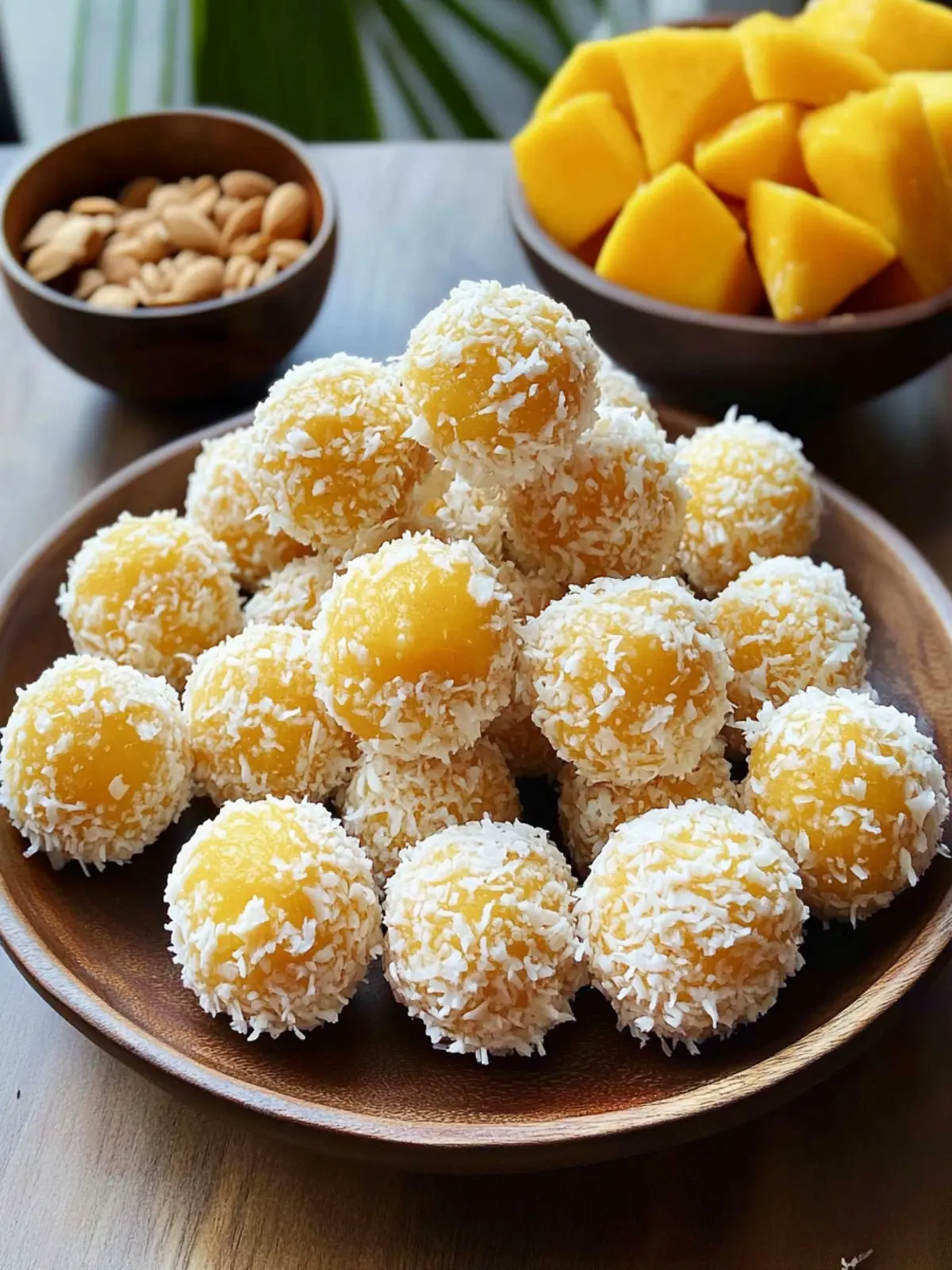 Tropical Bliss Mango-Coconut Energy Bites