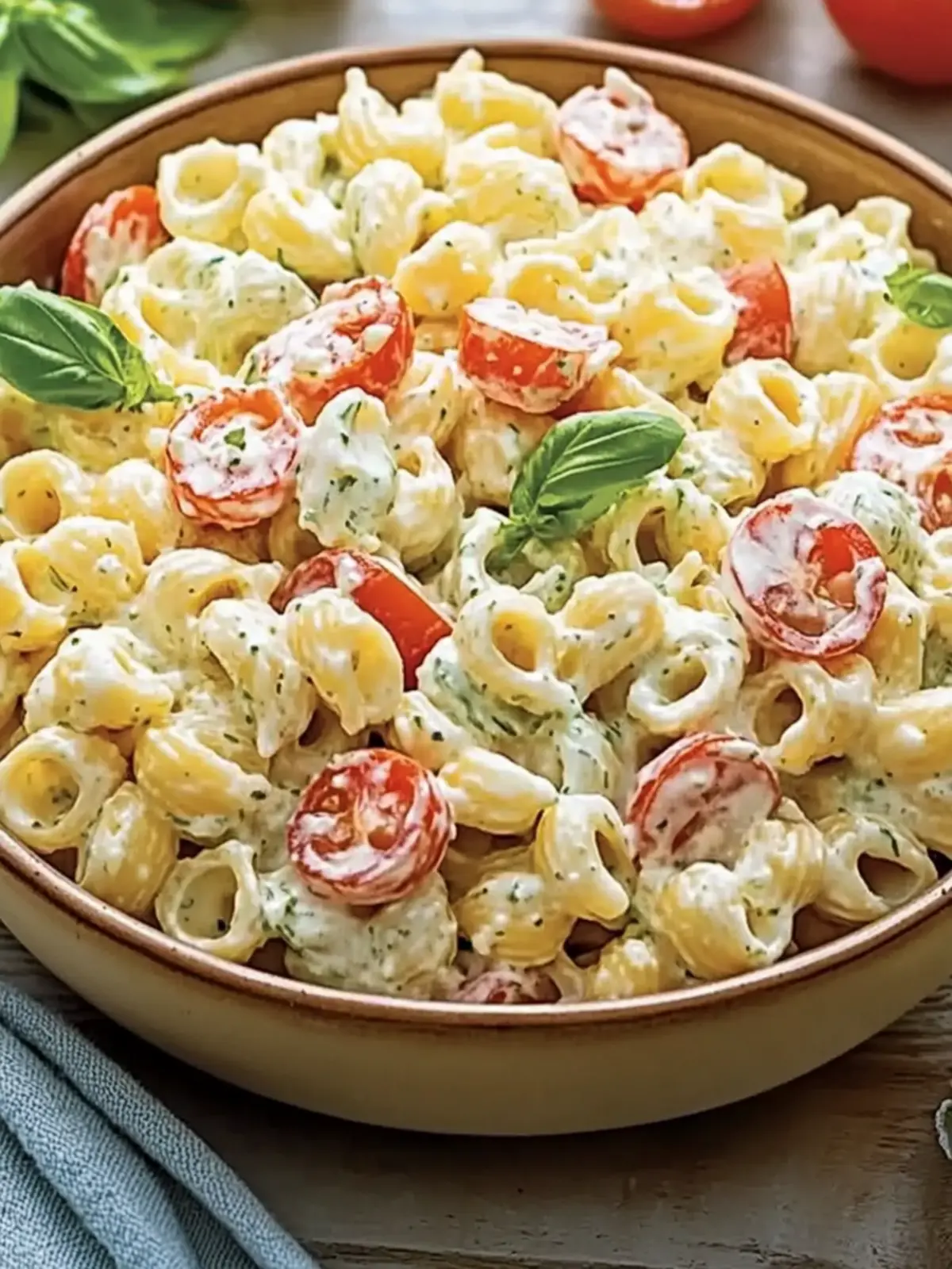 Creamy Ranch Pasta Salad That's Perfect for Summer Gatherings 2 Creamy Ranch Pasta Salad