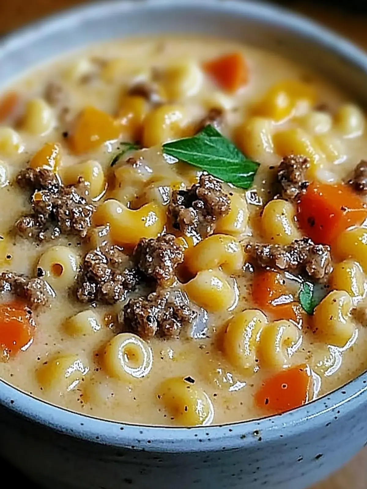 Creamy Macaroni Cheeseburger Soup for Cozy Nights 3 Creamy Macaroni Cheeseburger Soup