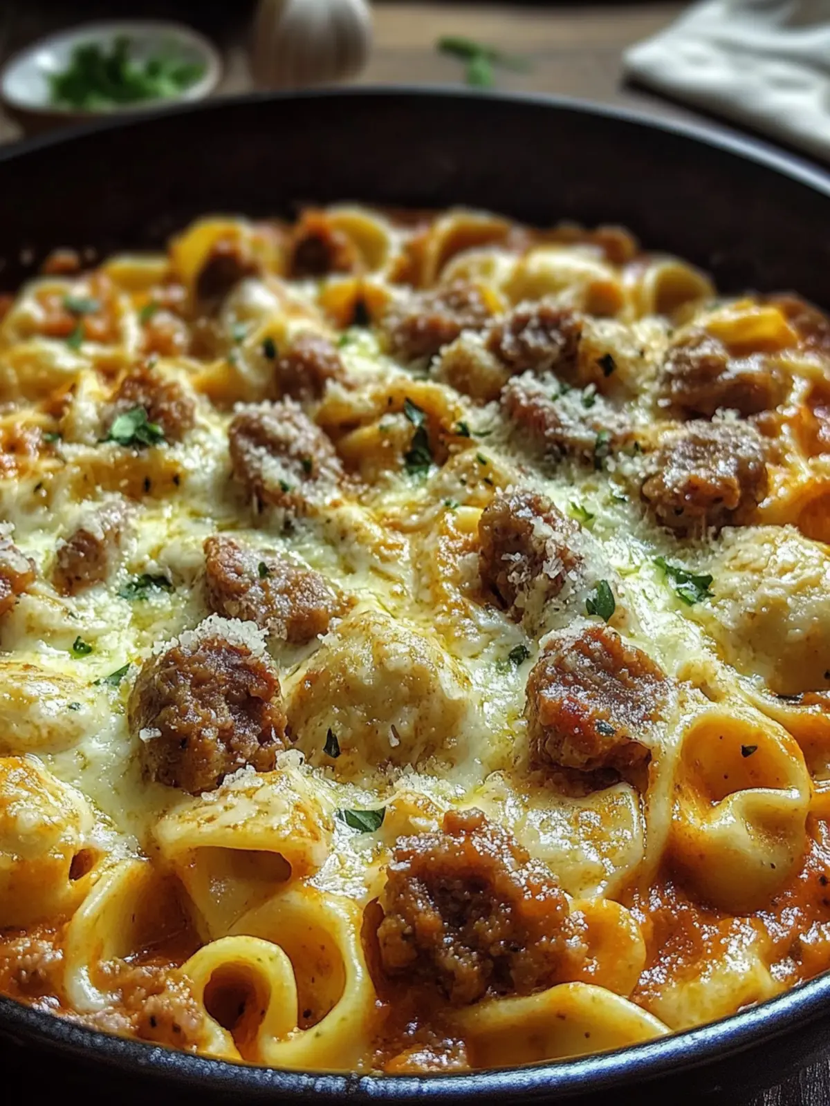Creamy Italian Sausage Tortellini: A Cozy Dinner Delight 3 CREAMY ITALIAN SAUSAGE TORTELLINI