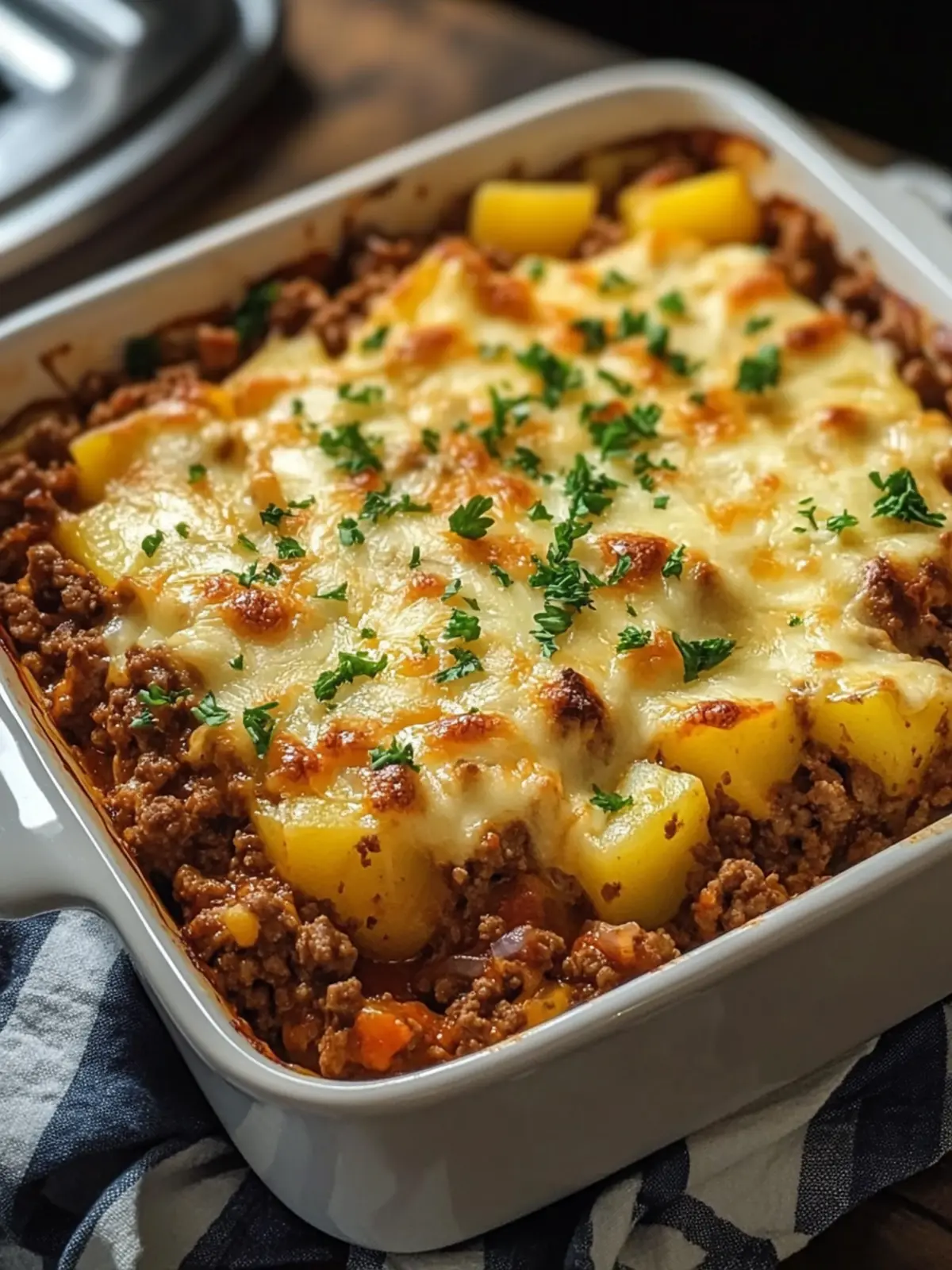 Cheesy Ground Beef and Potato Casserole That Warms Hearts 4 Cheesy Ground Beef and Potato Casserole