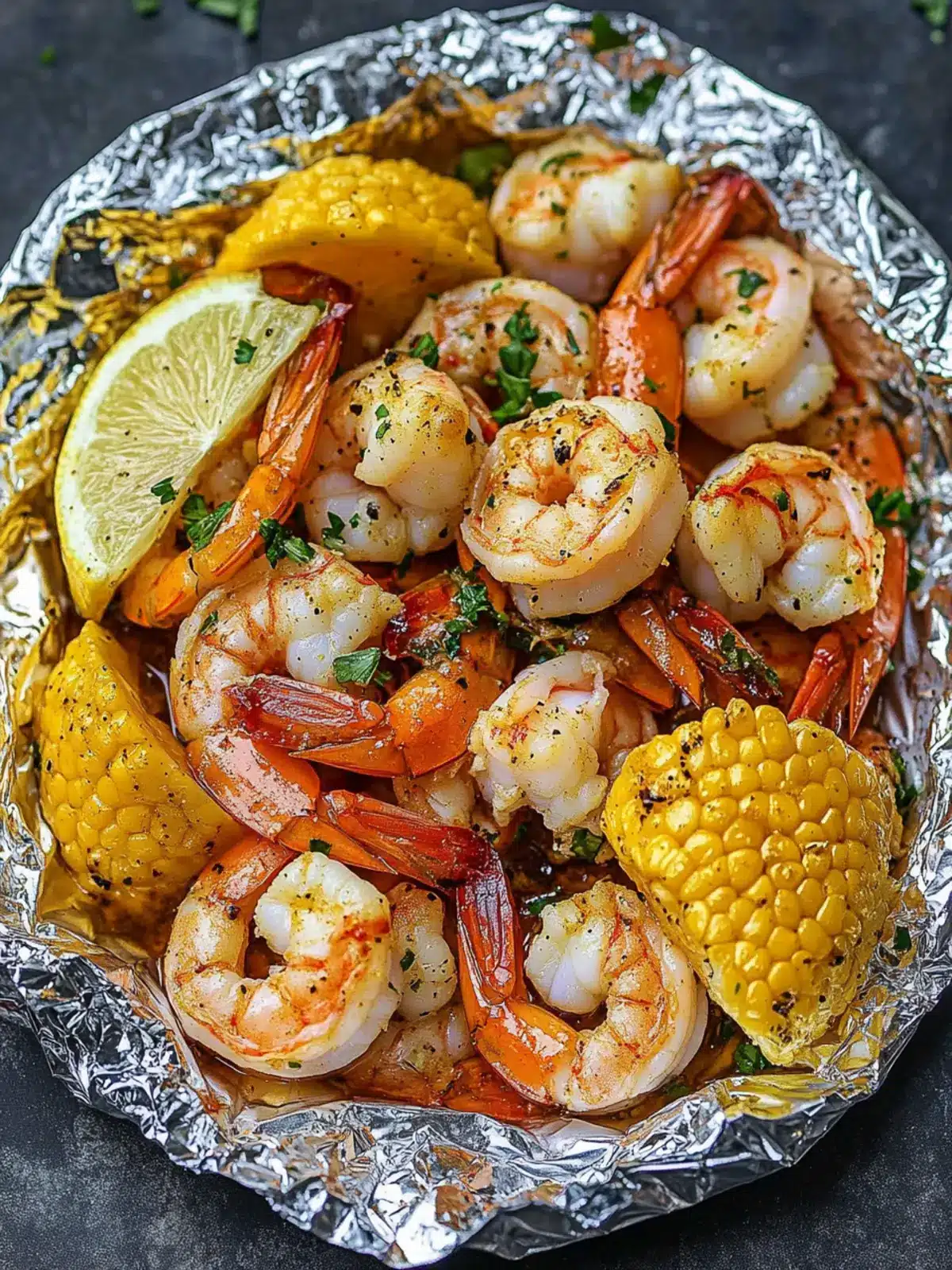 Savory Shrimp Boil Foil Packets for Easy Summer Feasting 4 Shrimp Boil Foil Packets