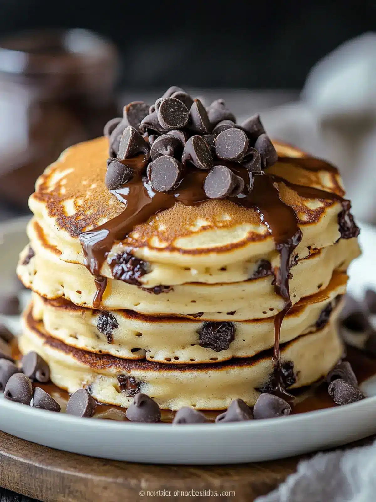 Deliciously Fluffy Chocolate Chip Pancakes Everyone Craves 2 Chocolate Chip Pancake