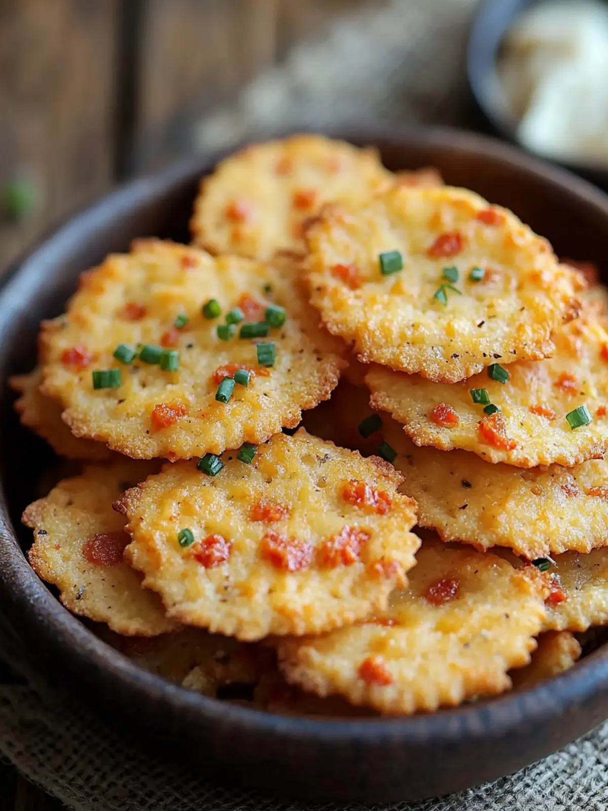 Savory Pimento Cheese Crackers