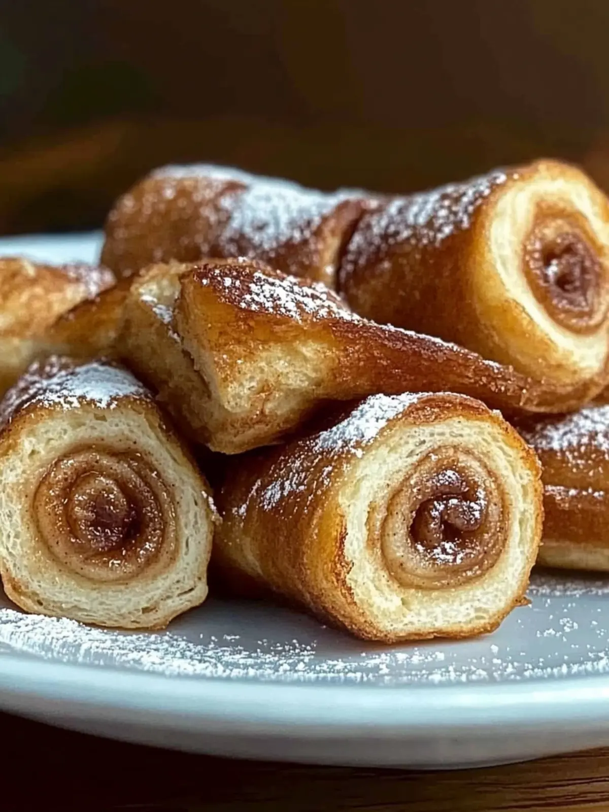 Irresistible Cinnamon Roll French Toast Roll-Ups for Brunch Bliss 4 Cinnamon Roll French Toast Roll-Ups
