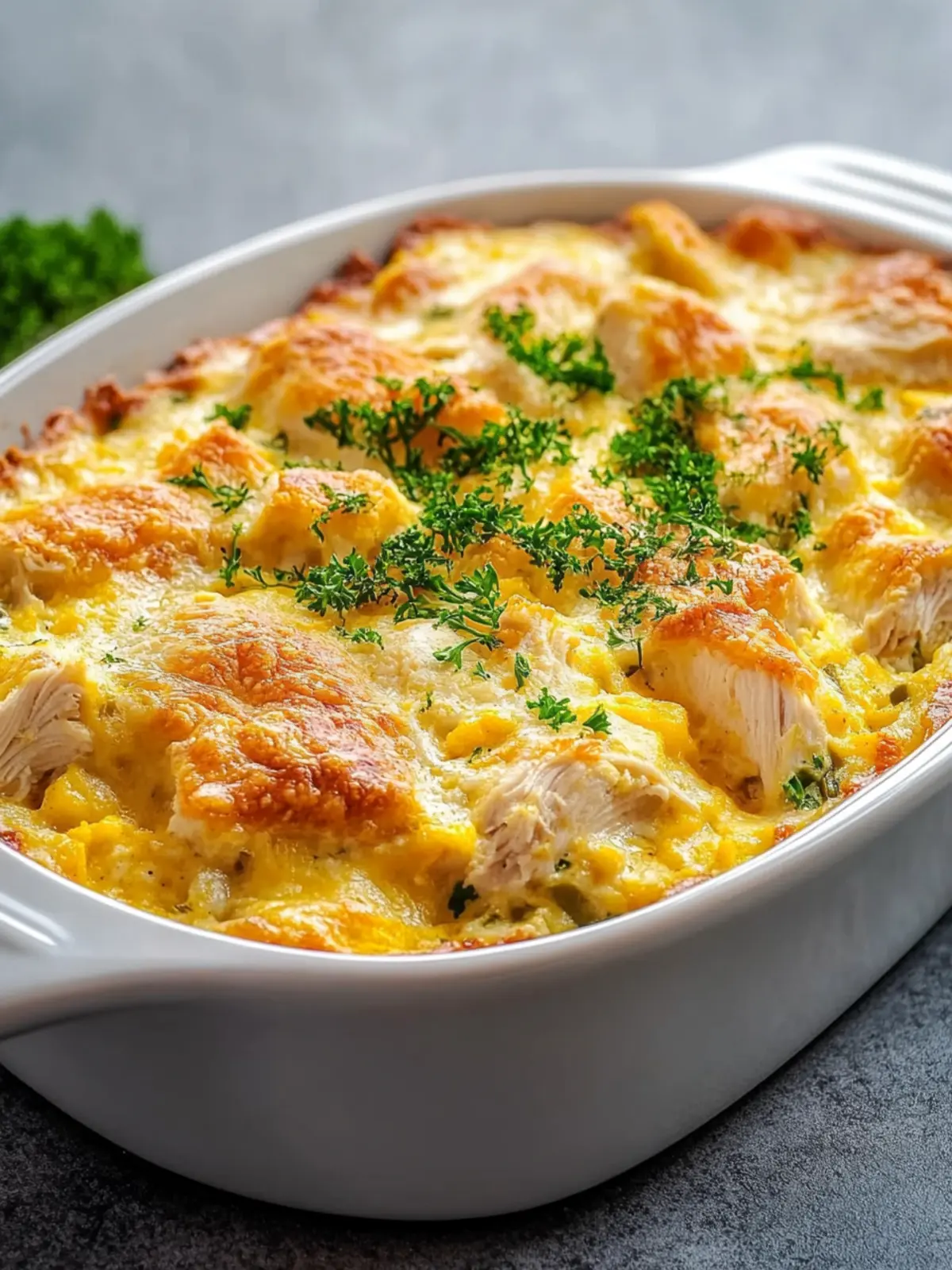 Creamy Chicken Breakfast Bake You'll Crave Every Morning 2 Creamy Chicken Breakfast Bake