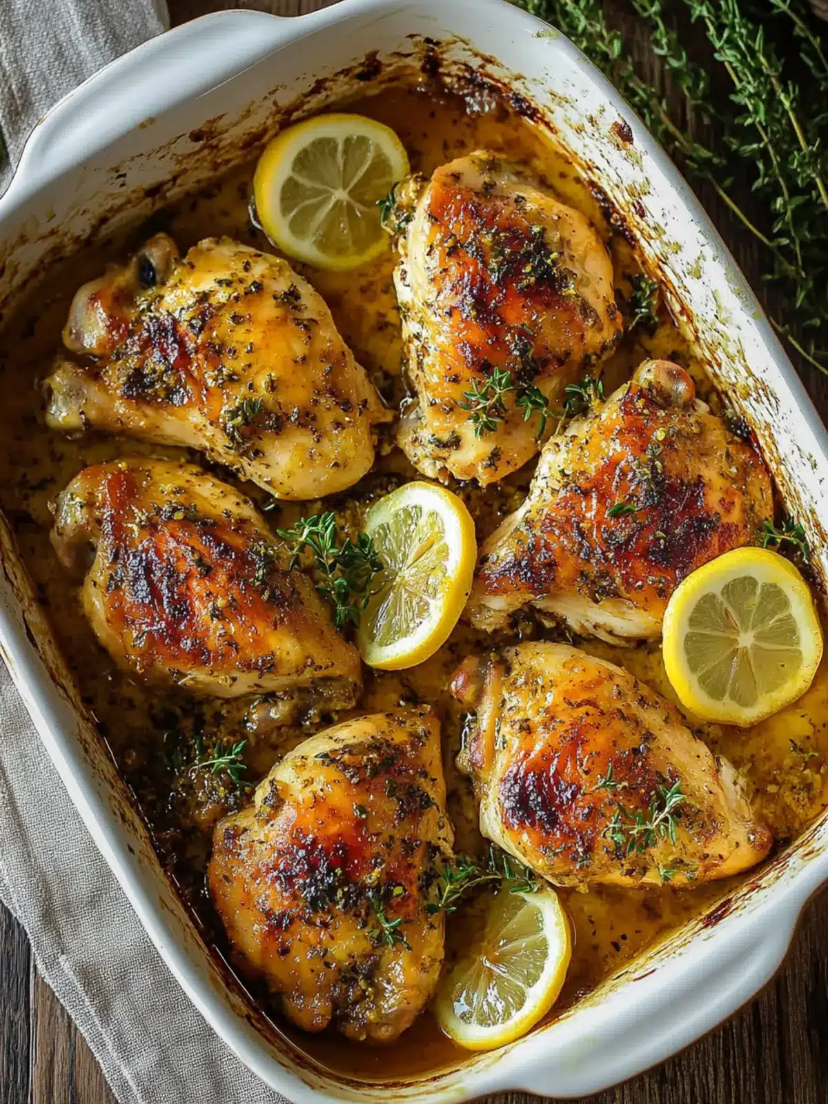 Baked Lemon Butter Chicken