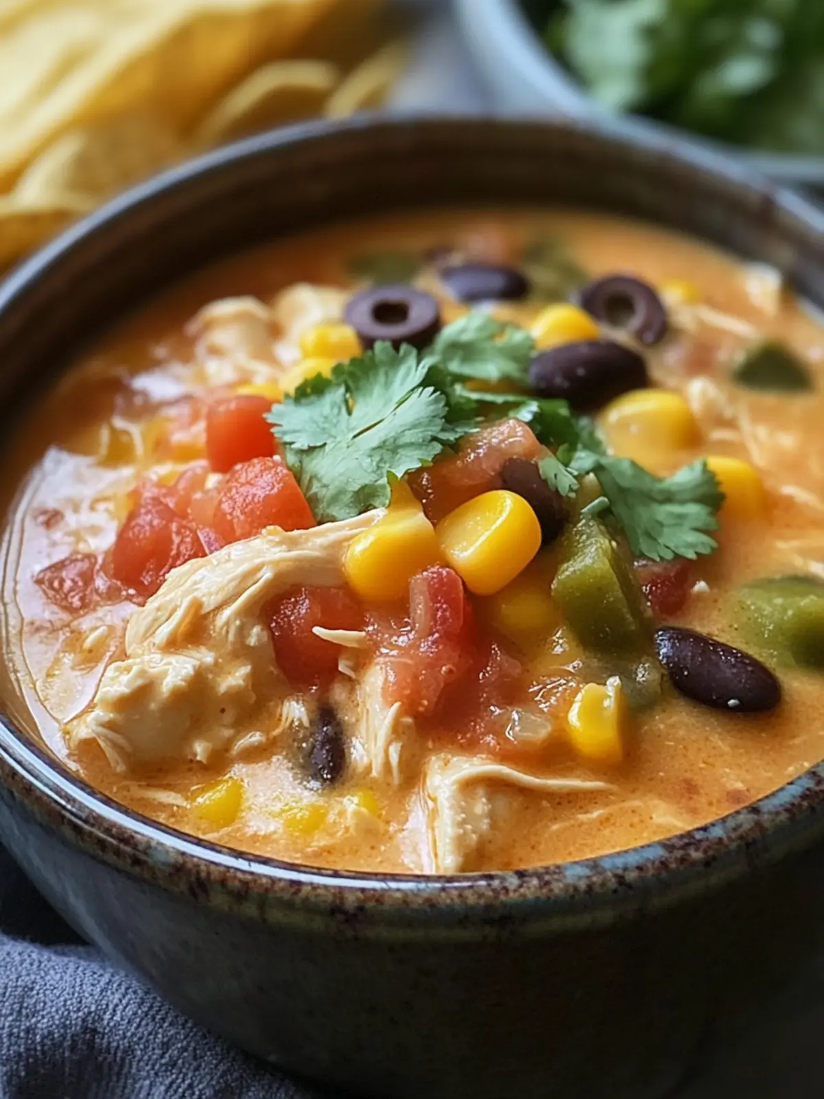 Savor Queso Chicken Taco Soup for Ultimate Comfort and Flavor 3 Queso Chicken Taco Soup
