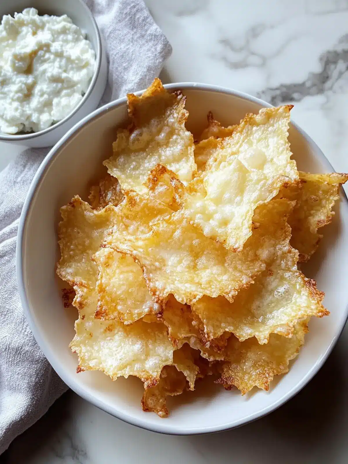 Crispy Cottage Cheese Chips that Crunch with Every Bite 2 Crispy Cottage Cheese Chips
