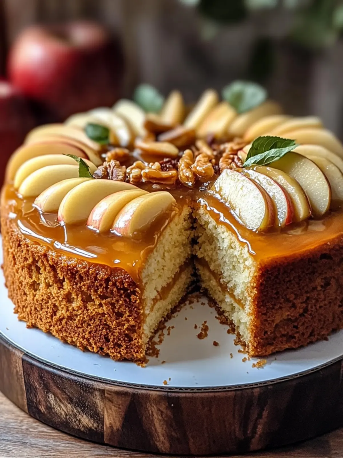 Irresistible Apple Caramel Cake That Will Sweeten Your Day 3 Apple Caramel Cake