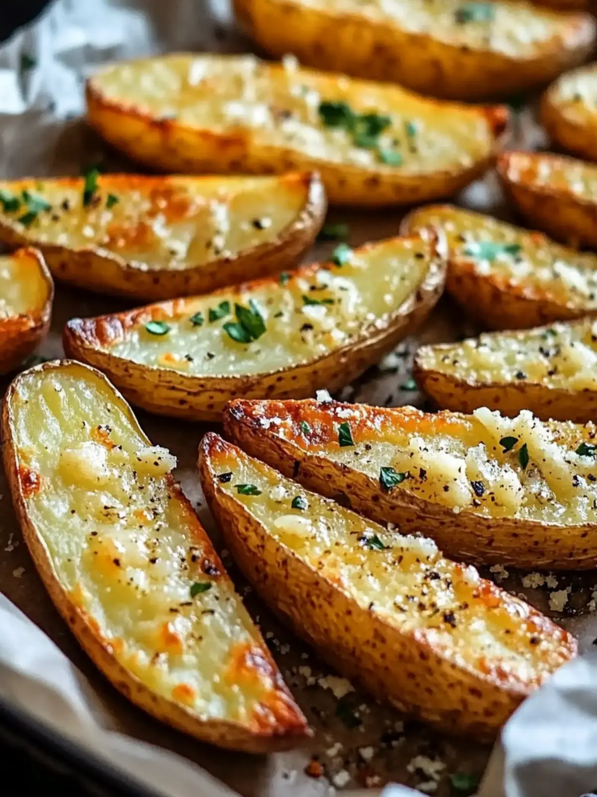 Baked Garlic Parmesan Potato Wedges That Wow Your Taste Buds 2 Baked Garlic Parmesan Potato Wedges