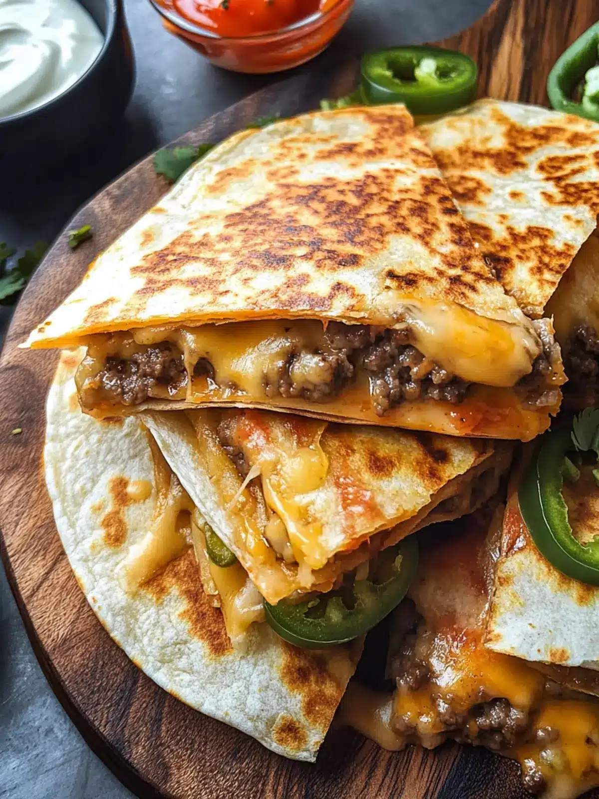 Cheeseburger Quesadillas: A Flavorful Twist on Dinner Night 4 Cheeseburger Quesadillas