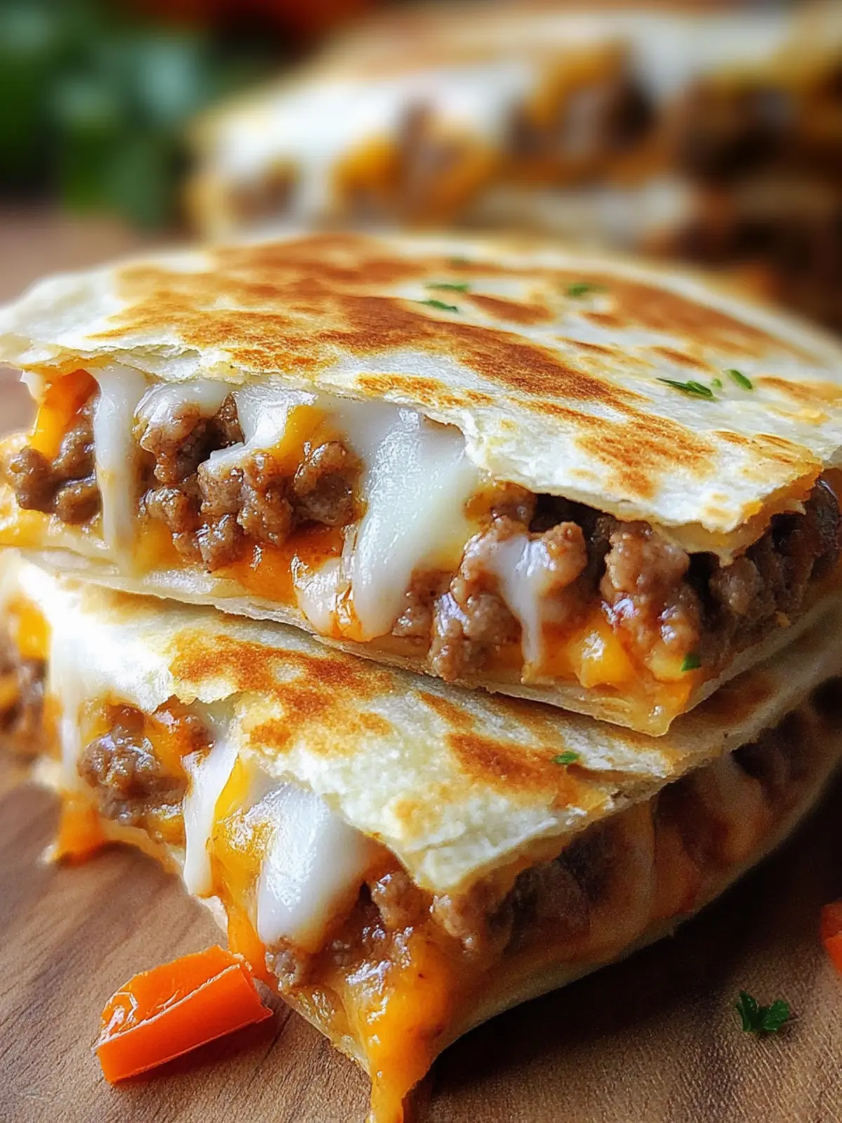 Cheese Beef Quesadilla: Easy Comfort Food in Minutes 2 Cheese Beef Quesadilla