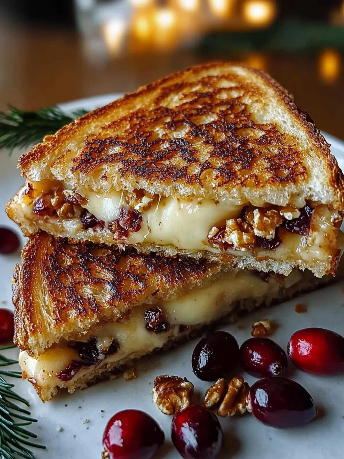 Delicious Pear & Cranberry Grilled Cheese with Walnut Crunch 4 Pear & Cranberry Grilled Cheese with Walnut Crunch