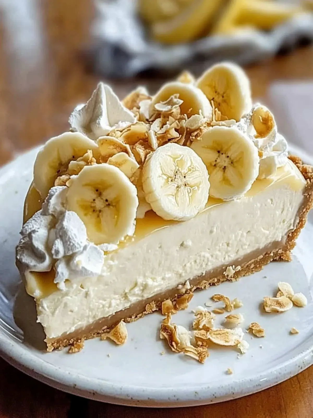 Indulge in Dreamy Banana Cream Cheesecake Bliss 3 Banana Cream Cheesecake