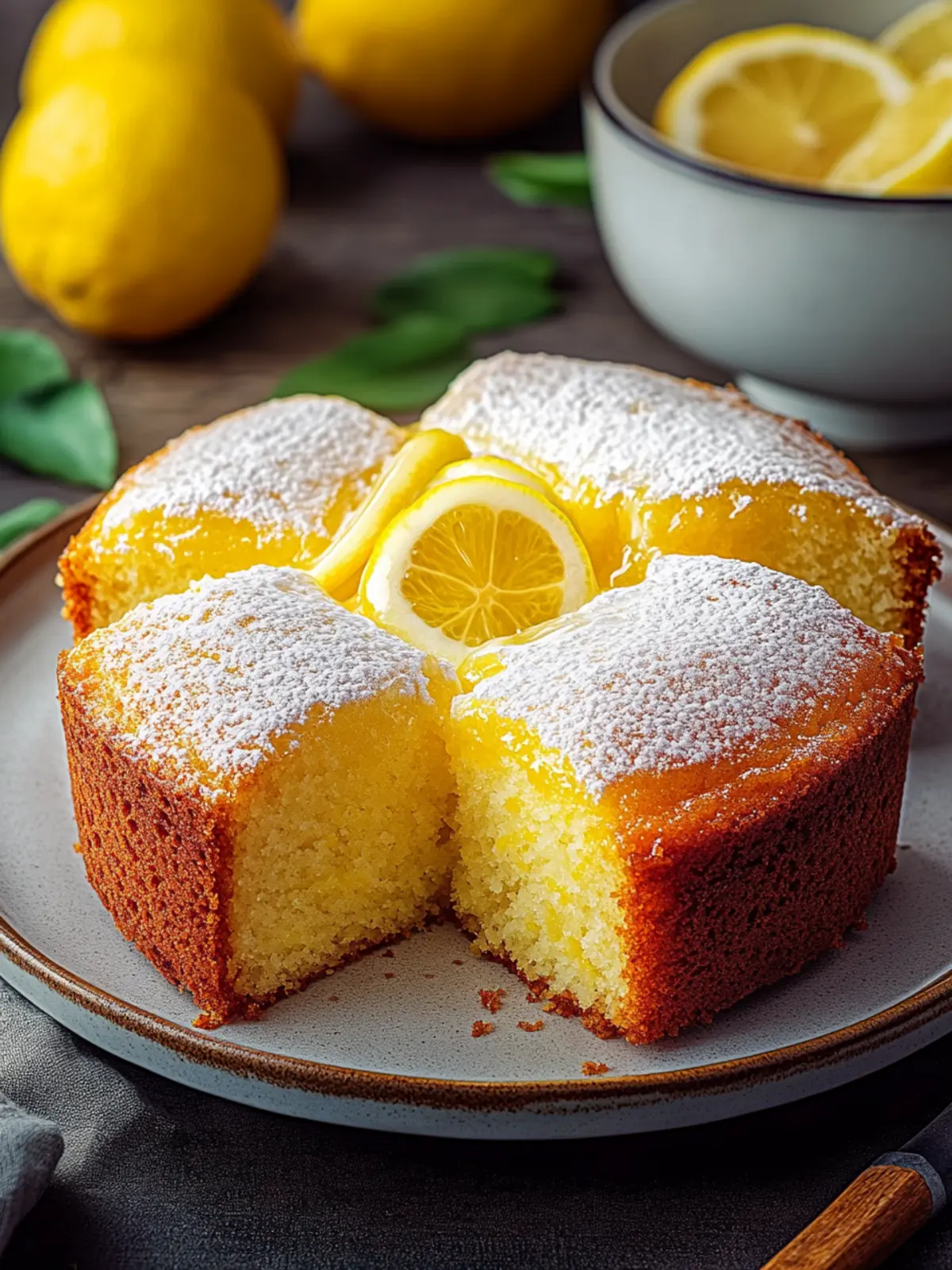 Lemon Drizzle Cake Recipe: A Moist Slice of Sunshine Bliss 3 Lemon Drizzle Cake