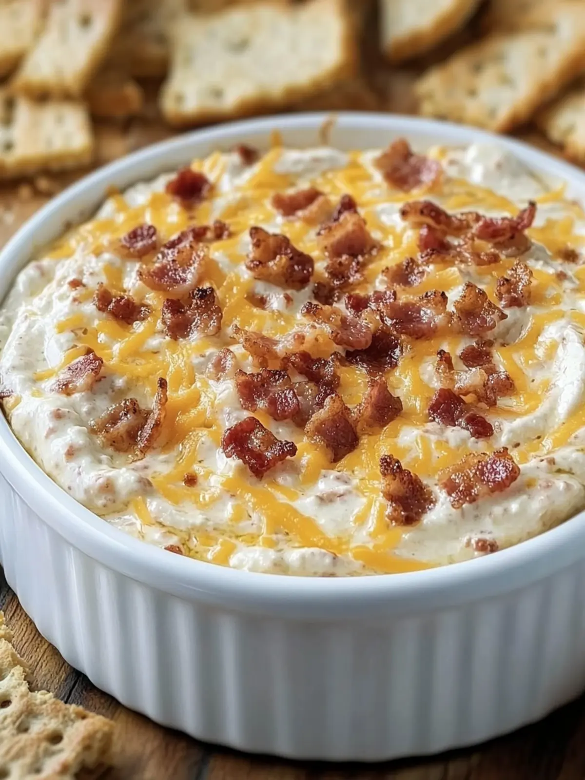 Bacon Cheddar Ranch Dip That'll Wow Your Next Gathering 4 Bacon Cheddar Ranch Dip