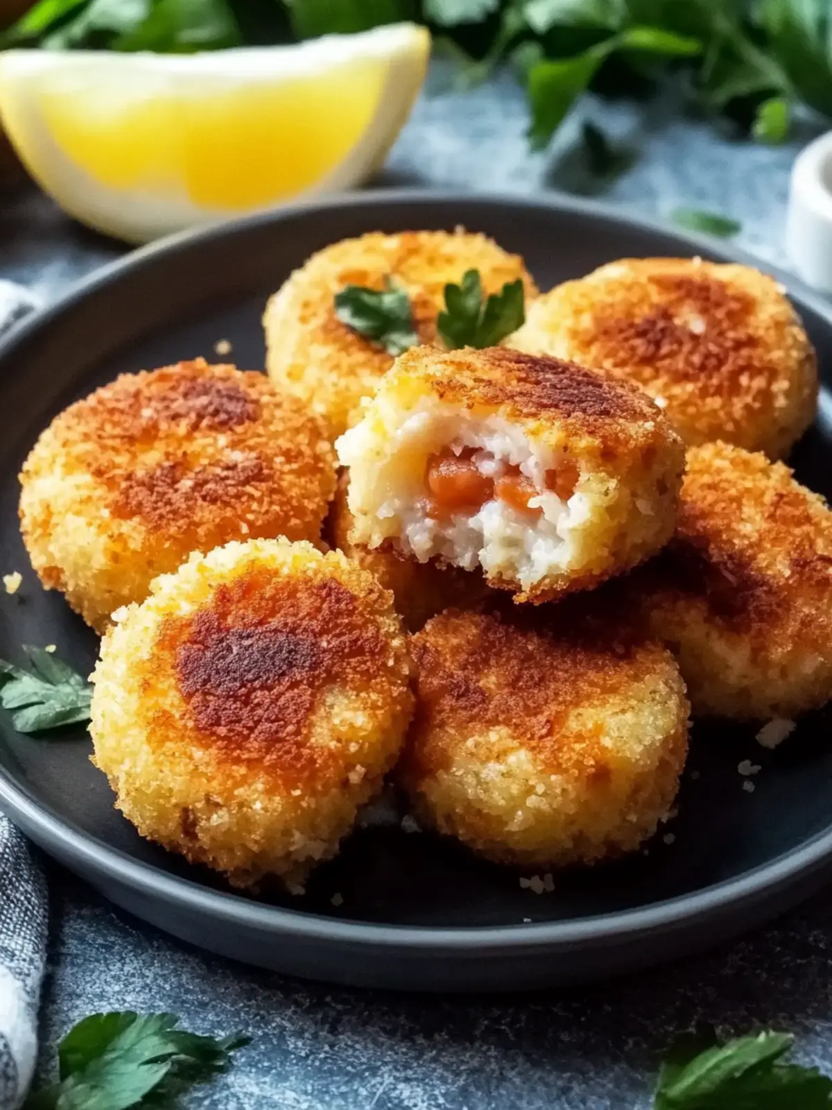 Crispy Golden Tuna Potato Cakes for Ultimate Flavor Bliss 4 Golden Tuna Potato Cakes Perfectly Crispy and Fluffy Bites