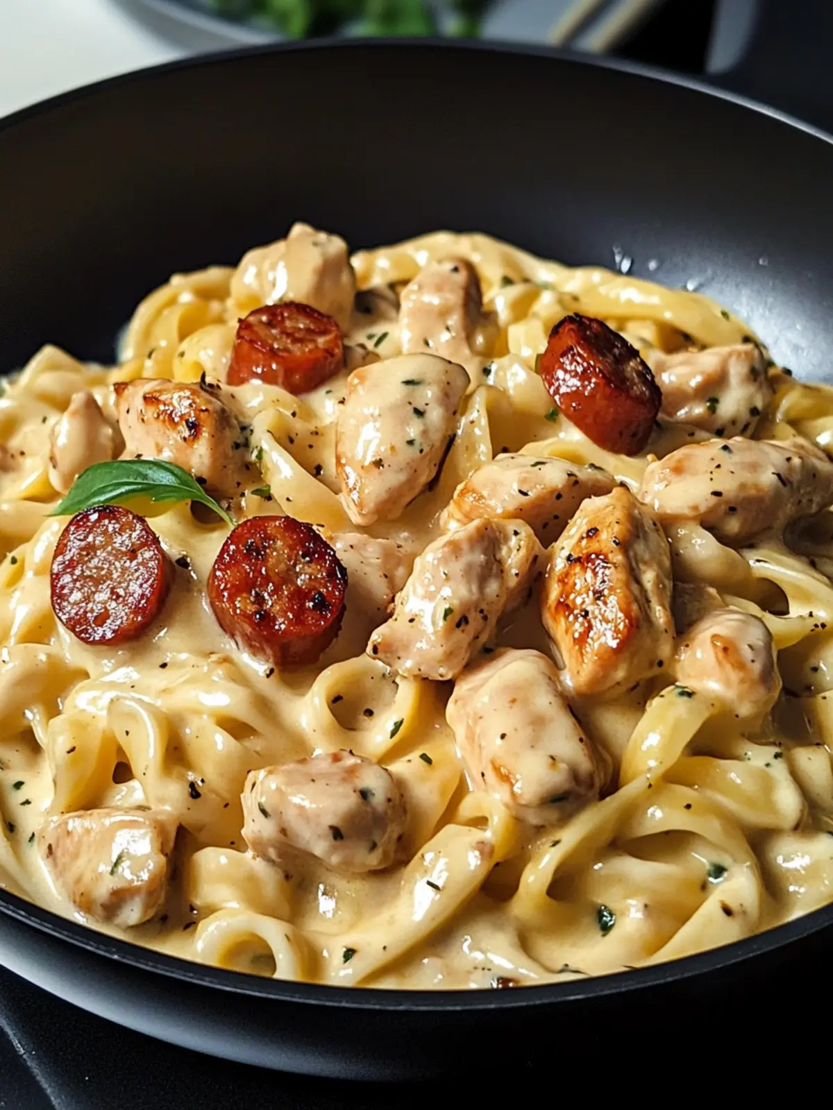 Creamy Pepper Jack Chicken & Sausage Pasta That Everyone Loves 3 Creamy Pepper Jack Chicken & Sausage Pasta