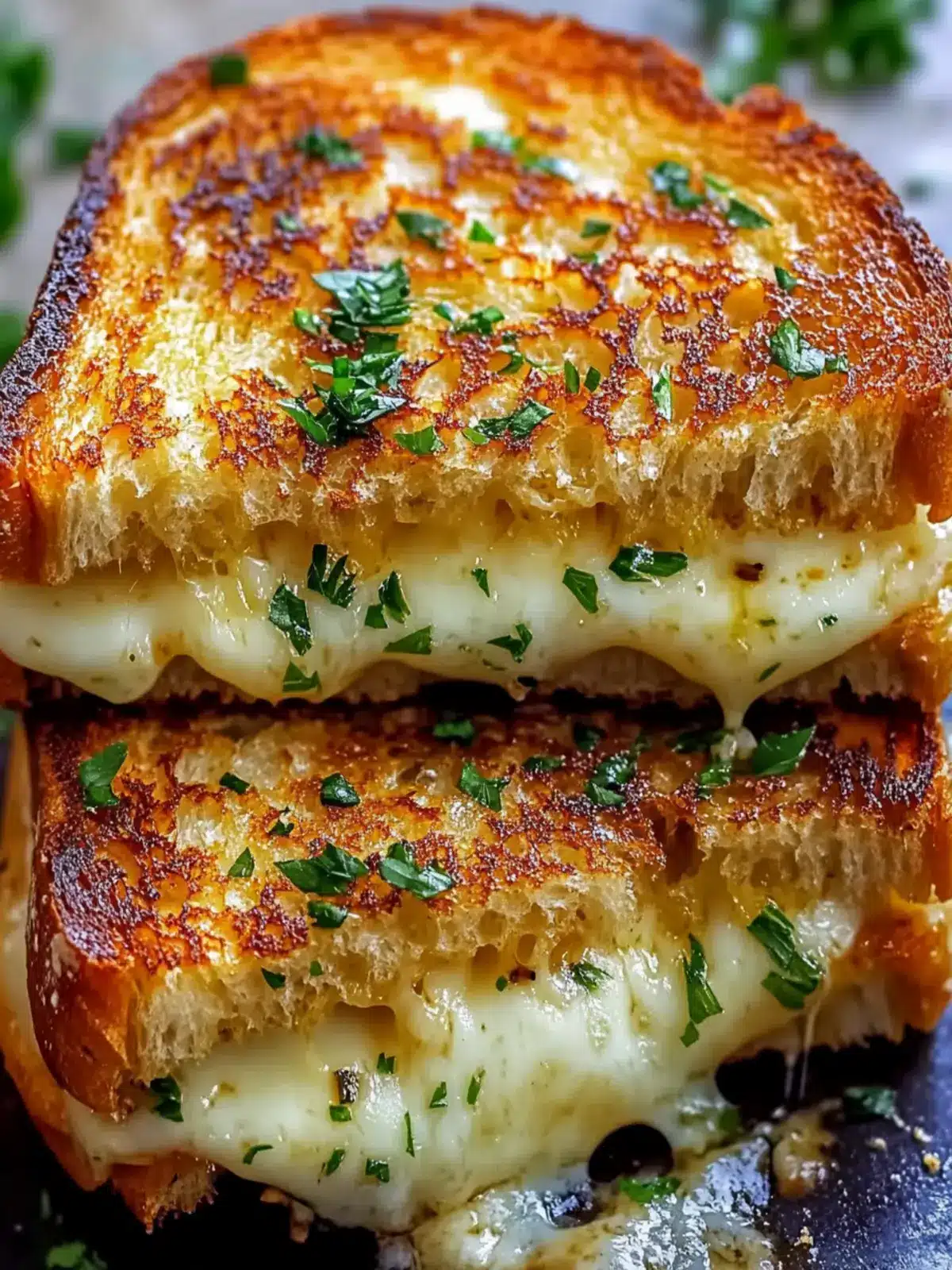 Garlic Bread Grilled Cheese: A Cheesy Twist You ll Love 4 Garlic Bread Grilled Cheese