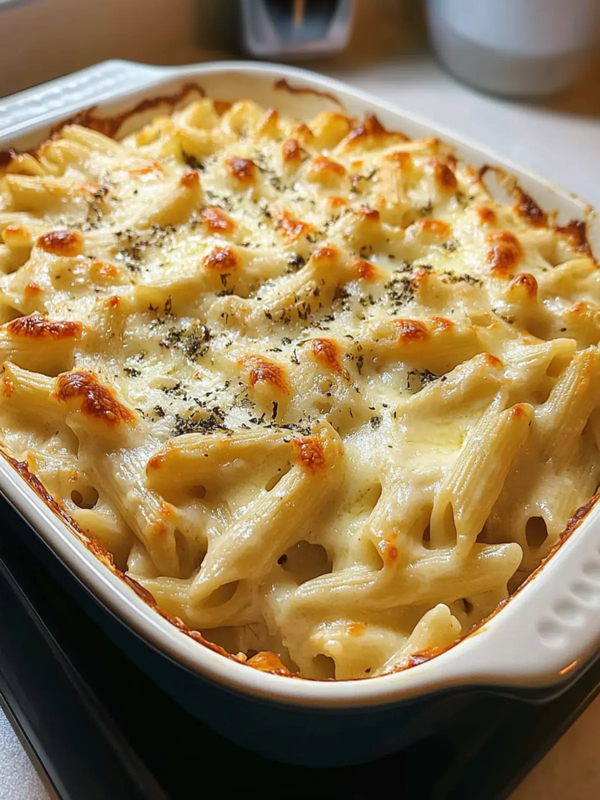 Cheesy Chicken Alfredo Pasta Bake Recipe for Cozy Nights 2 Cheesy Chicken Alfredo Pasta Bake Recipe