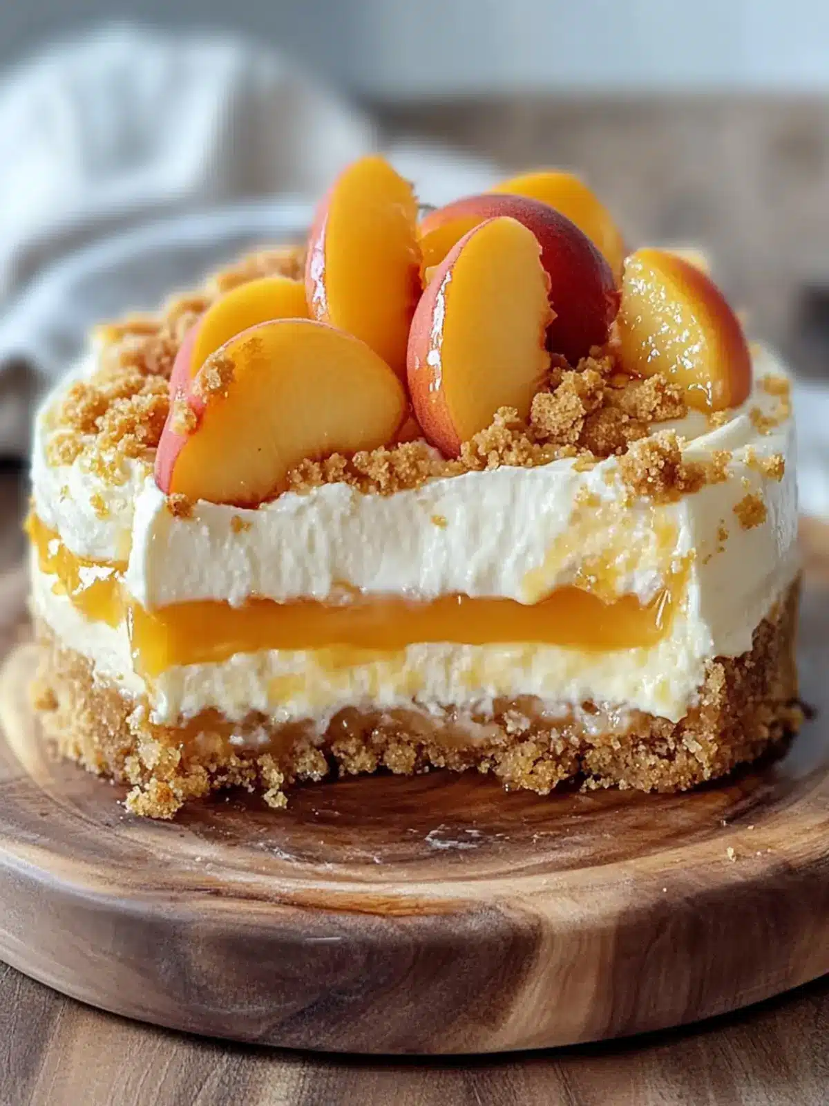 Peach Cobbler Cheesecake Bliss: A Sweet Summer Dream 4 Peach Cobbler Cheesecake Bliss