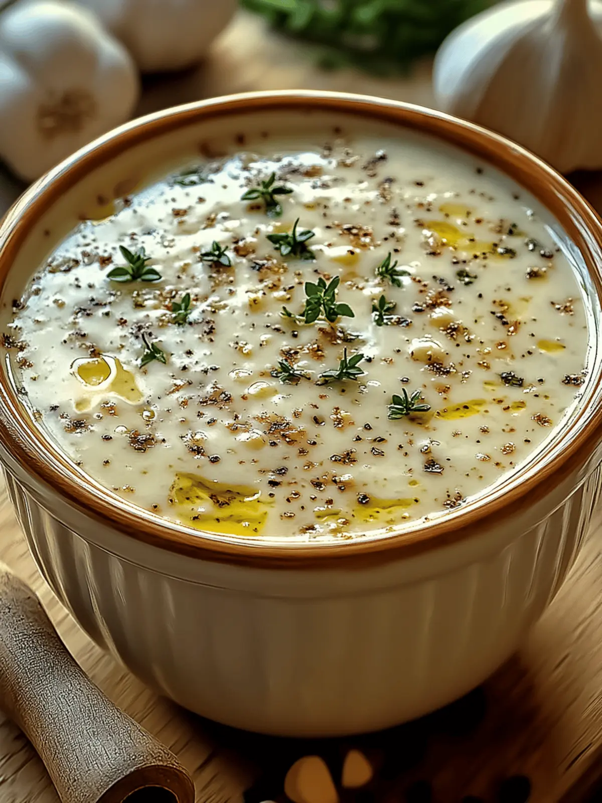 White Garlic Pizza Sauce