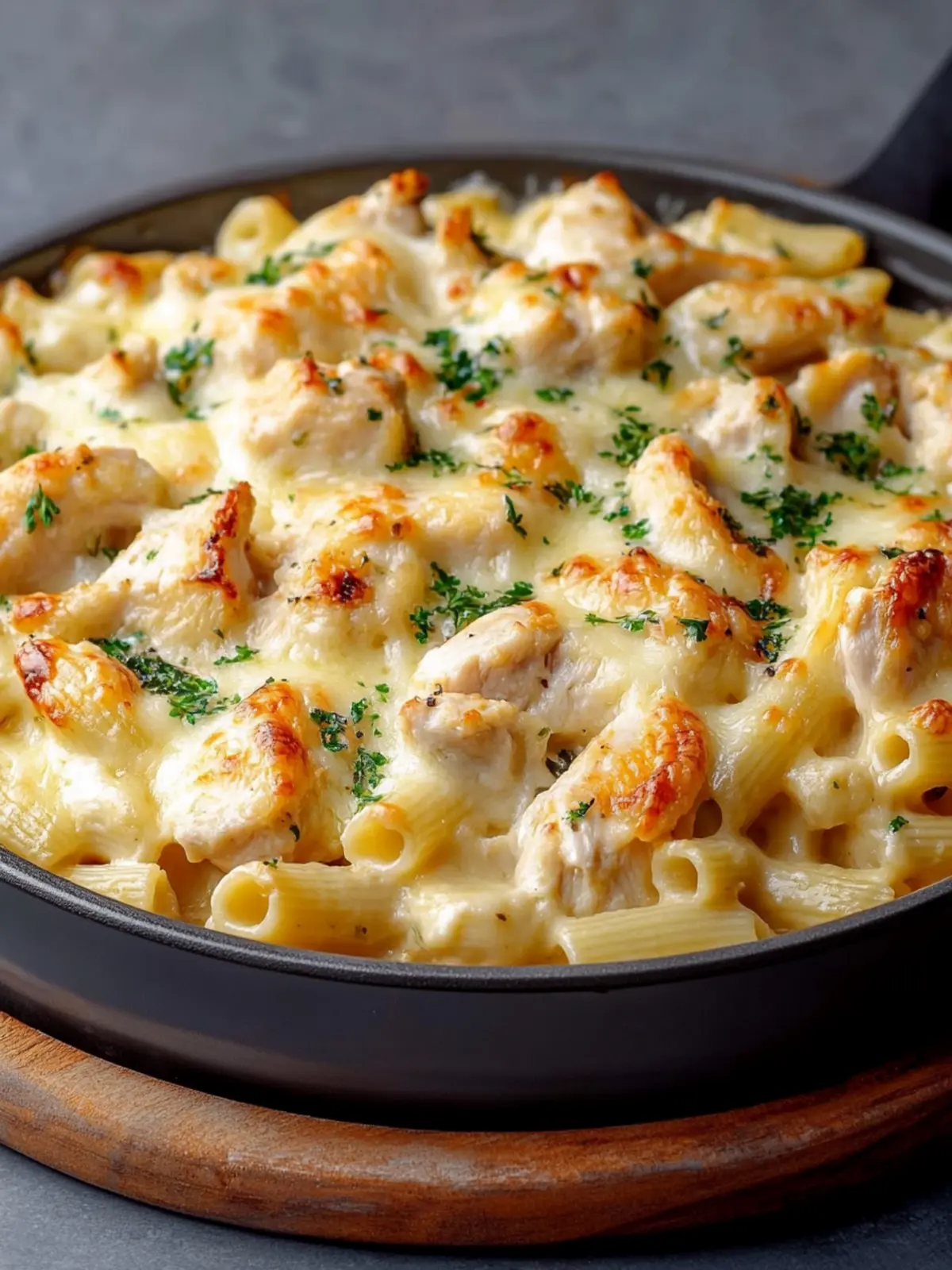 Creamy Chicken and Pasta Bake