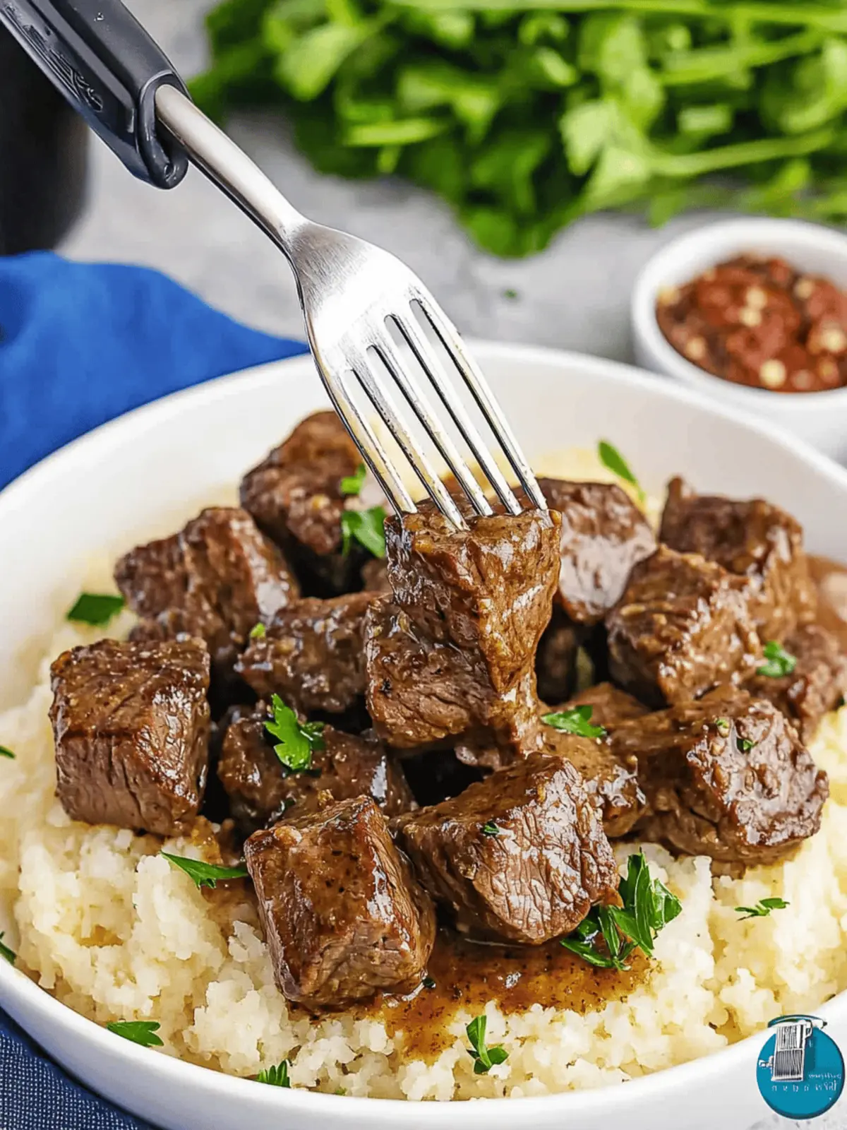 Melt-in-Your-Mouth Slow Cooker Garlic Butter Steak Bites 4 Slow Cooker Garlic Butter Steak Bites