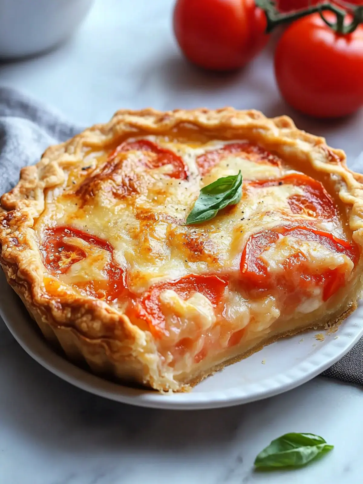 Traditional Amish Tomato Pie