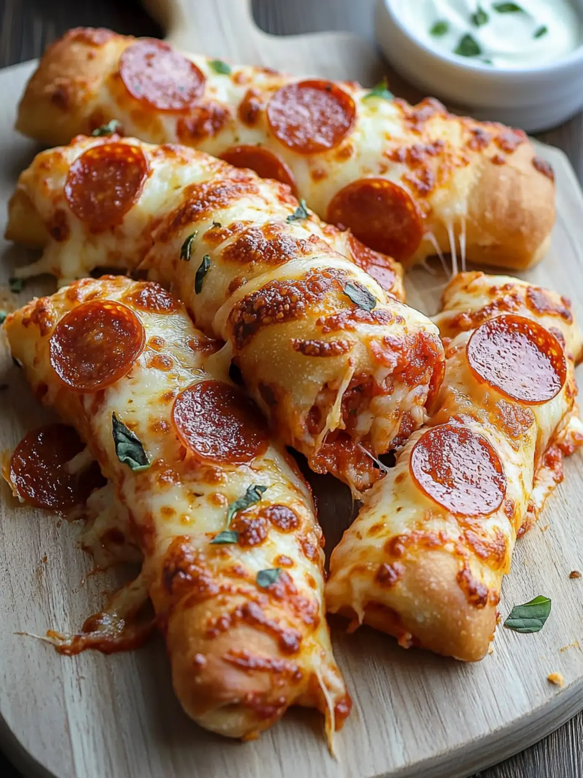 Pepperoni Pizza Roll Breadsticks