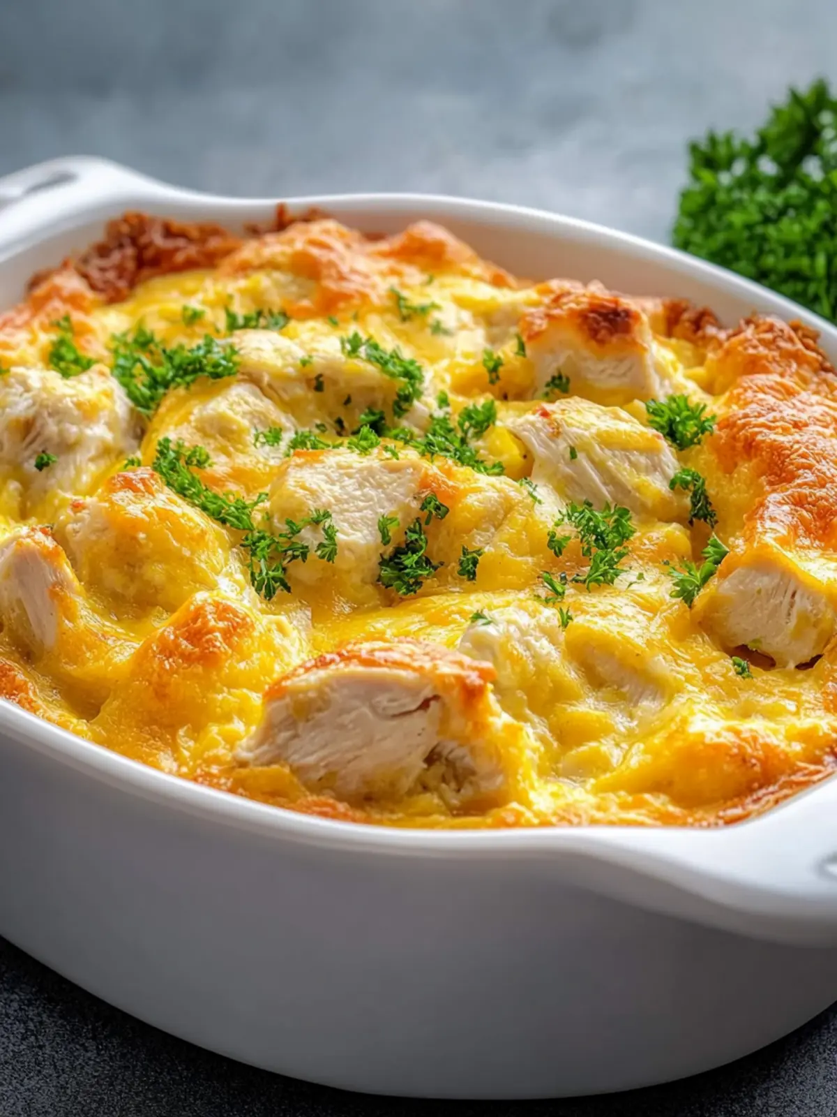 Creamy Chicken Breakfast Bake You'll Crave Every Morning 3 Creamy Chicken Breakfast Bake