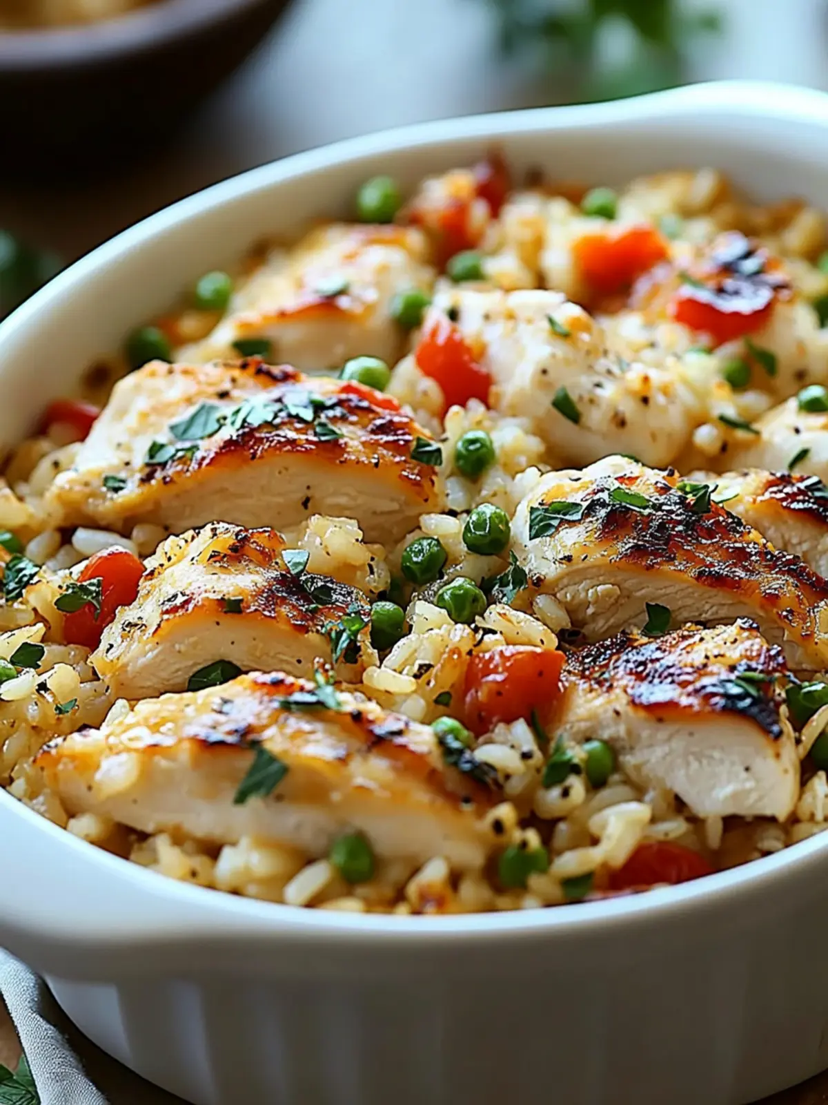 One-Pot Chicken and Rice Casserole