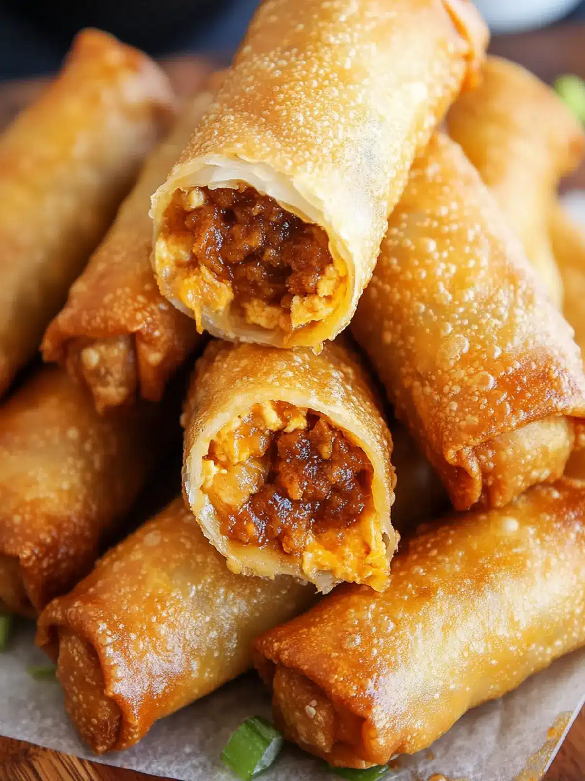 Nacho Egg Rolls