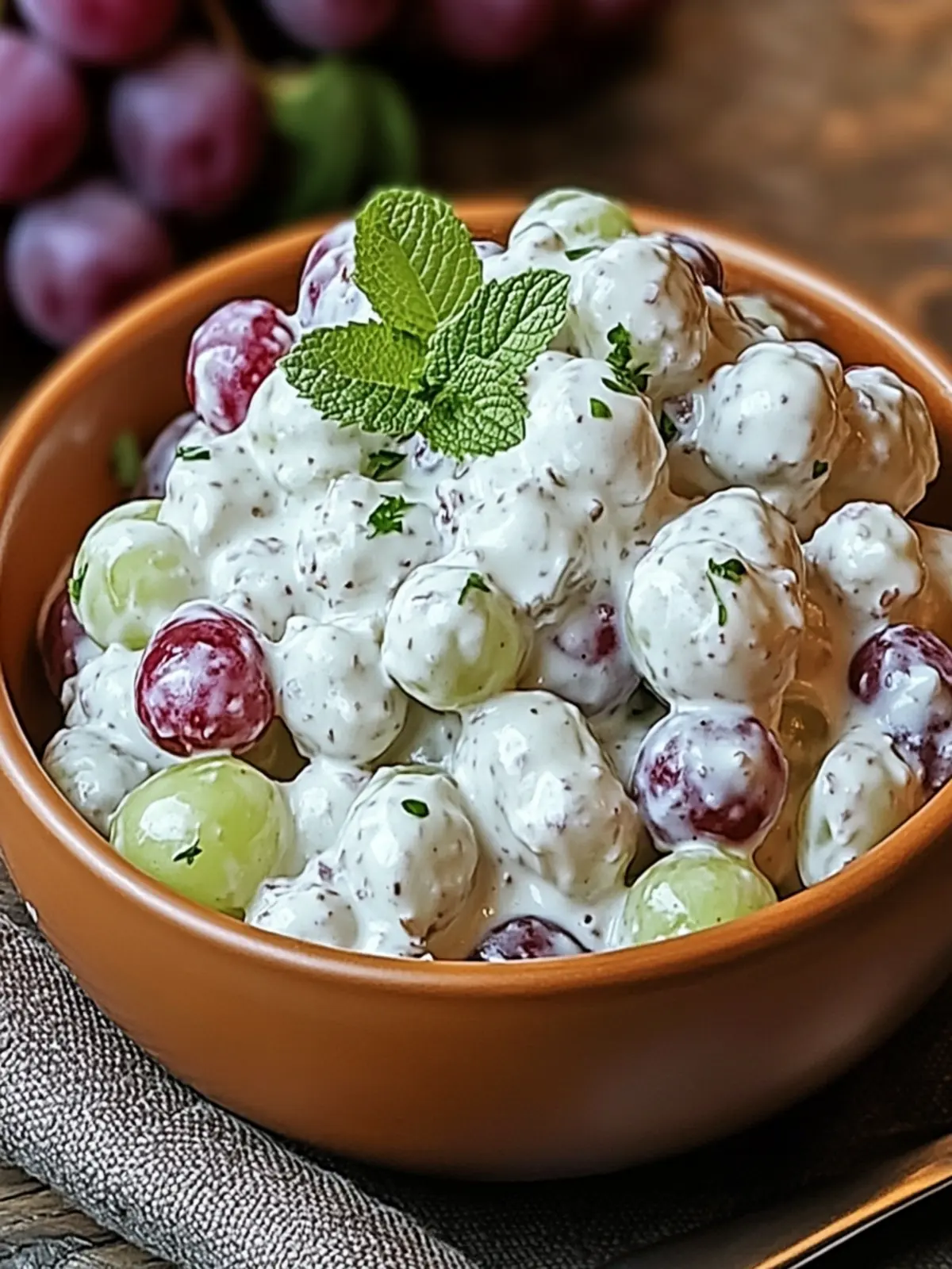 Creamy Grape Salad That'll Refresh Your Taste Buds Today 4 Creamy Grape Salad